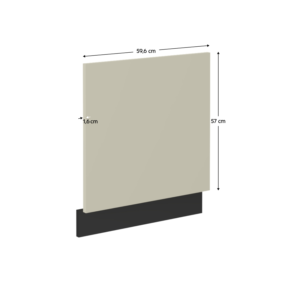 Usa de masina de spalat vase, casmir/negru, ARAKA ZM 570x596 — imaginea 18