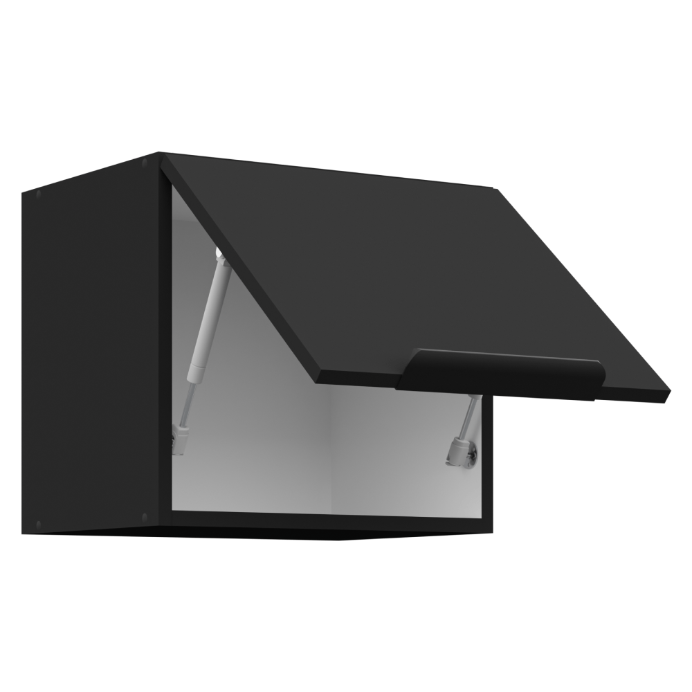 Dulap superior, negru, SIBER 40 GU-36 1F — imaginea 2