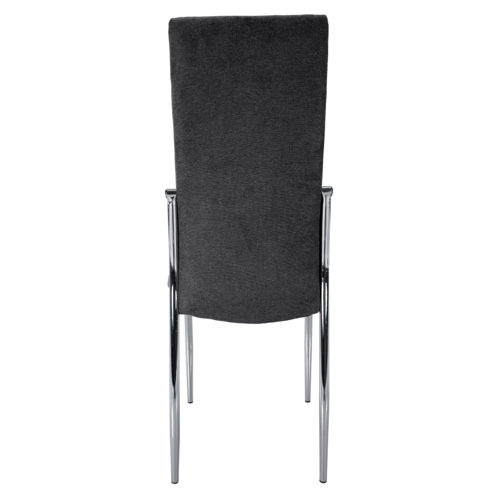 Scaun, tesatura gri inchis/metal, ADORA 2 NEW — imaginea 2