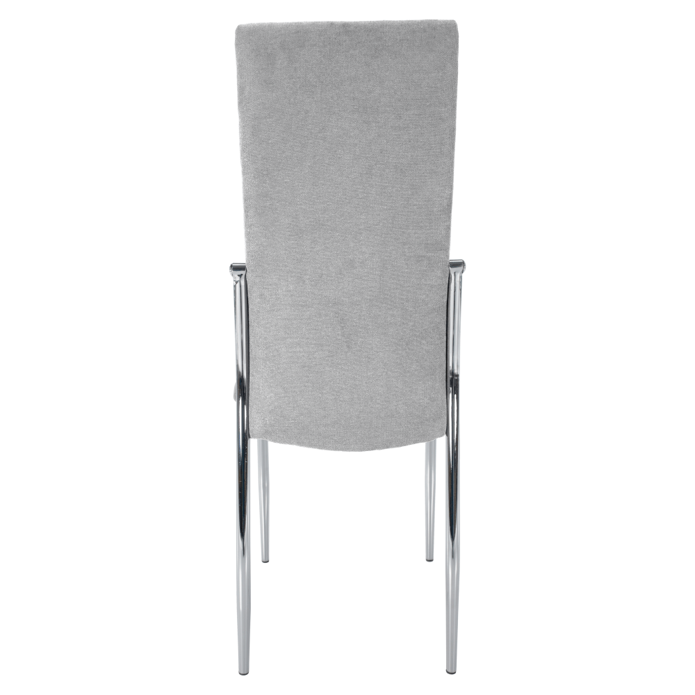 Scaun, tesatura gri/metal, ADORA 2 NEW — imaginea 2