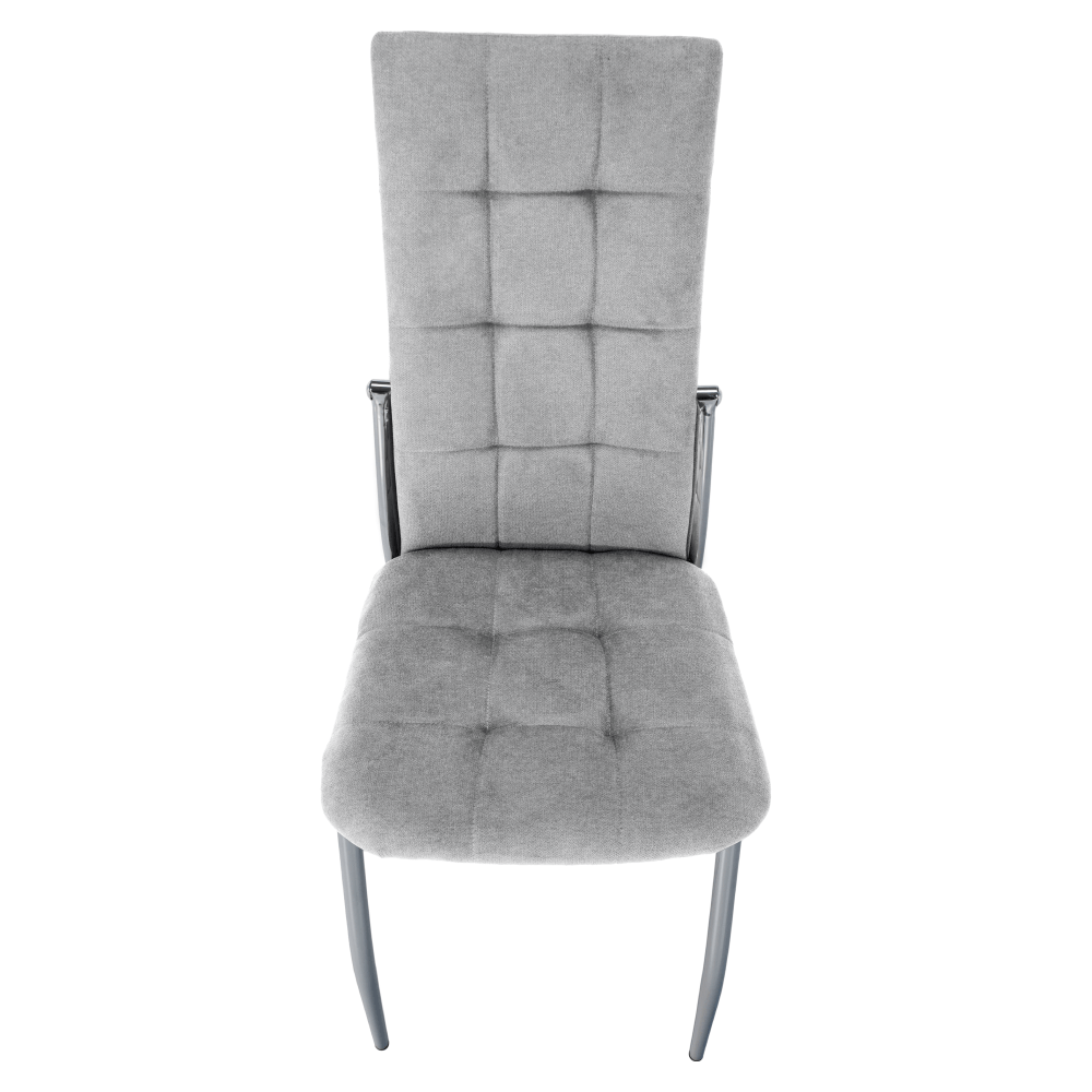 Scaun, tesatura gri/metal, ADORA 2 NEW — imaginea 4
