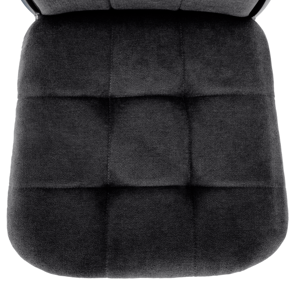 Scaun, tesatura gri inchis/metal, ADORA 2 NEW — imaginea 5