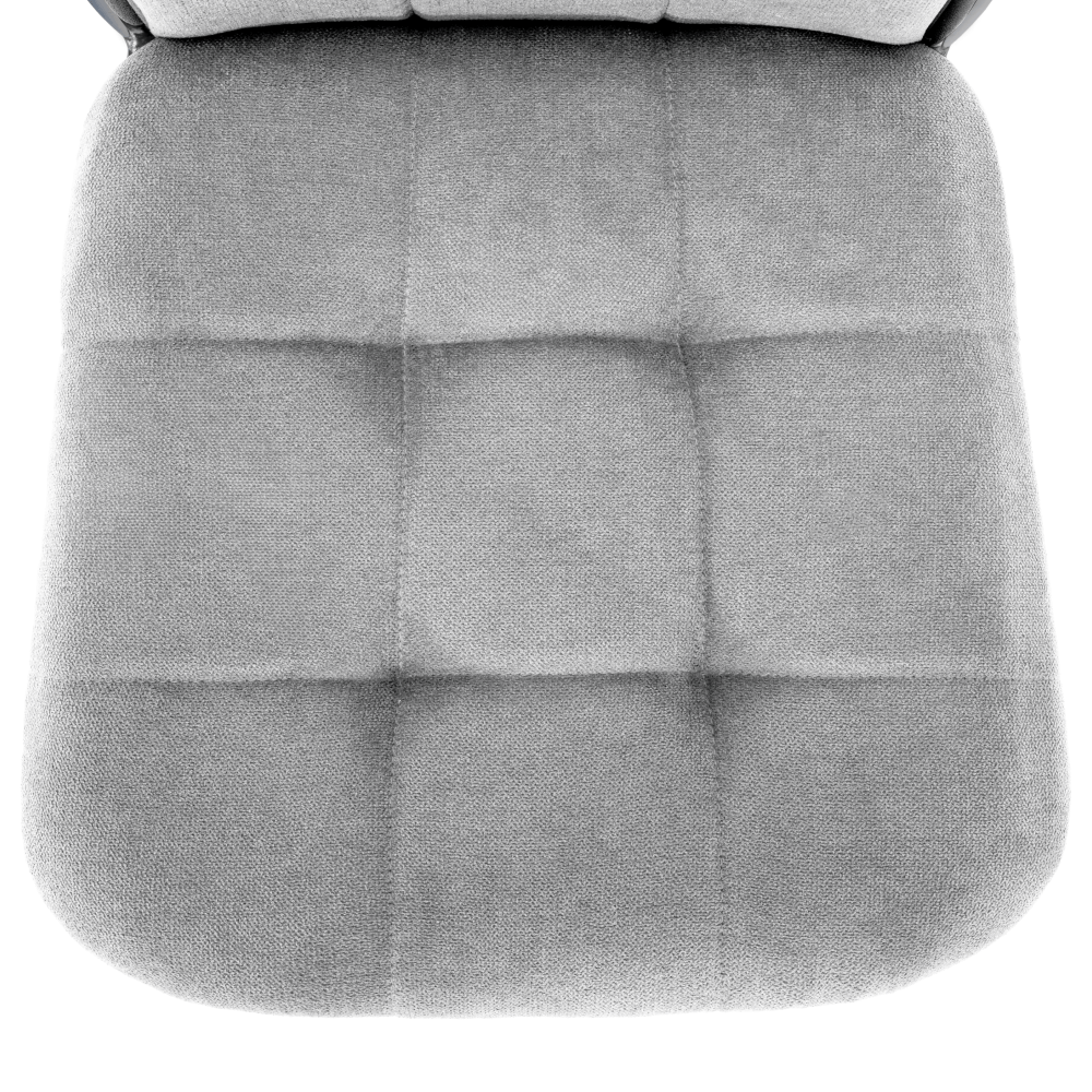 Scaun, tesatura gri/metal, ADORA 2 NEW — imaginea 6