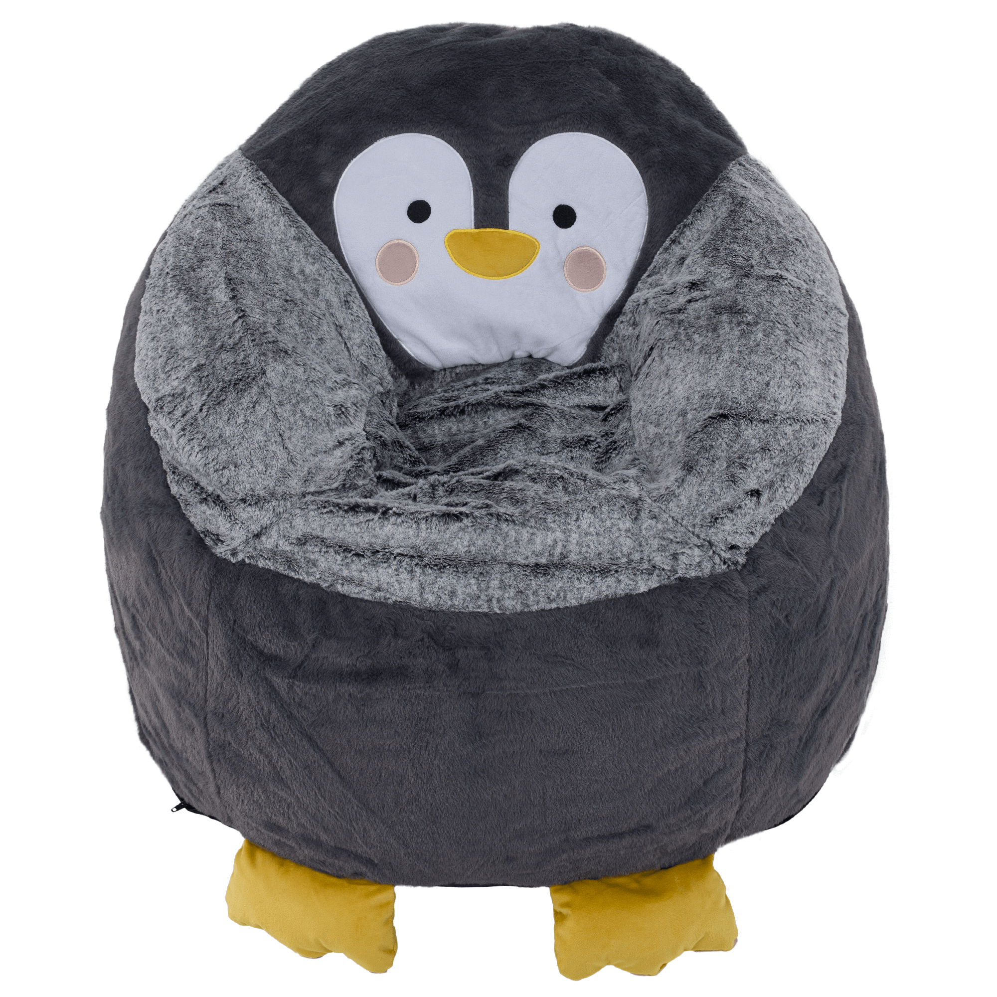 Fotoliu tip sac pinguin, gri, PINGO — imaginea 7