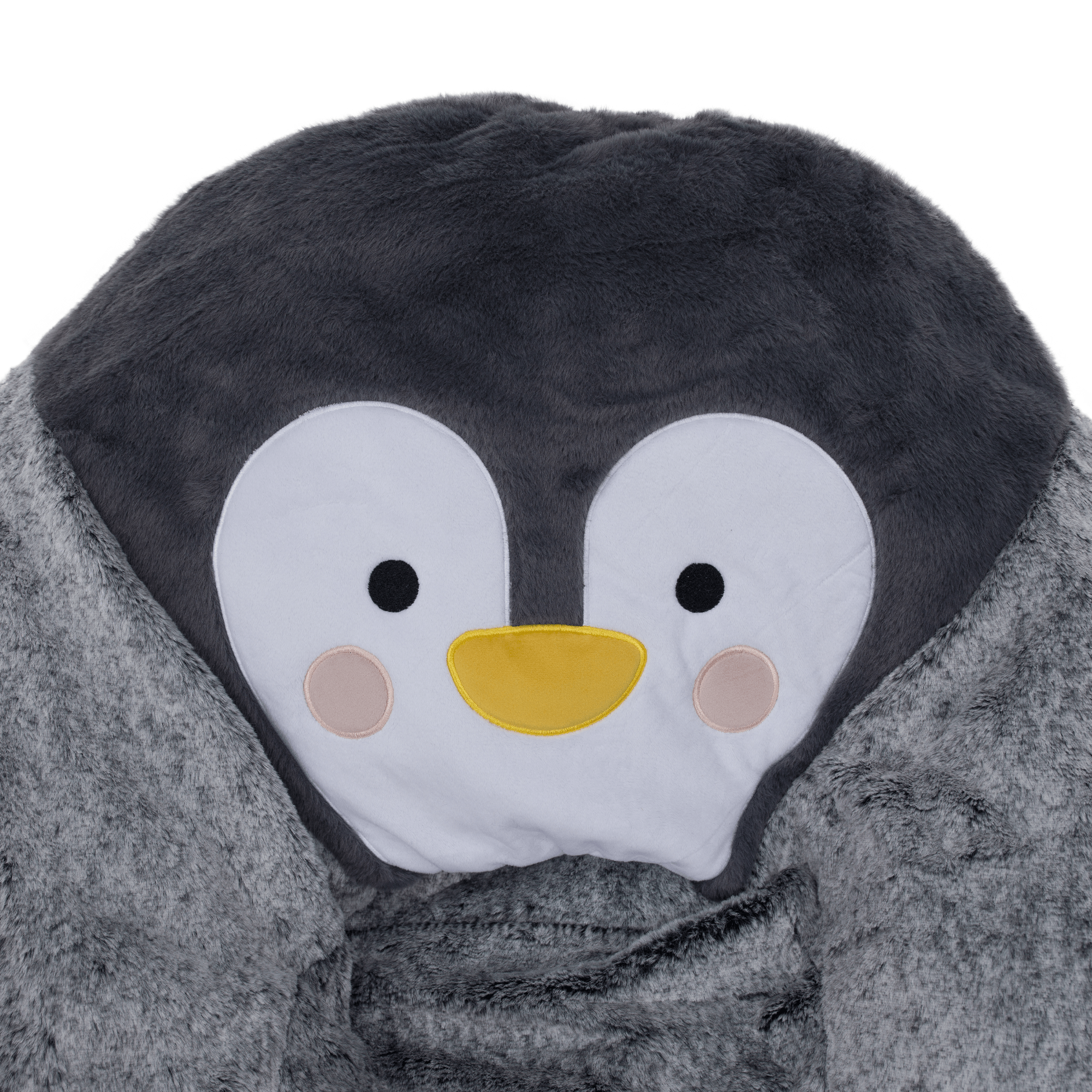 Fotoliu tip sac pinguin, gri, PINGO — imaginea 8