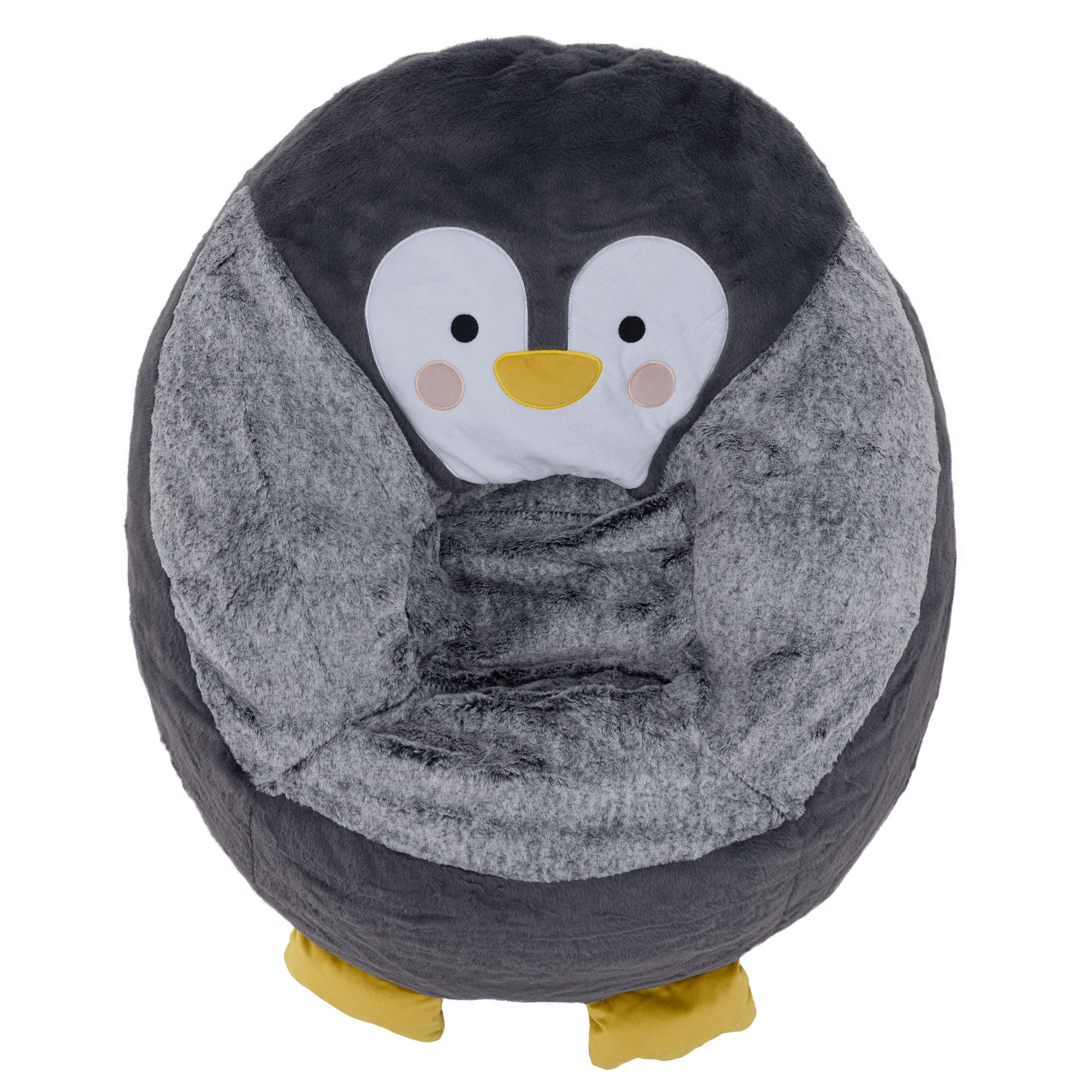 Fotoliu tip sac pinguin, gri, PINGO — imaginea 9