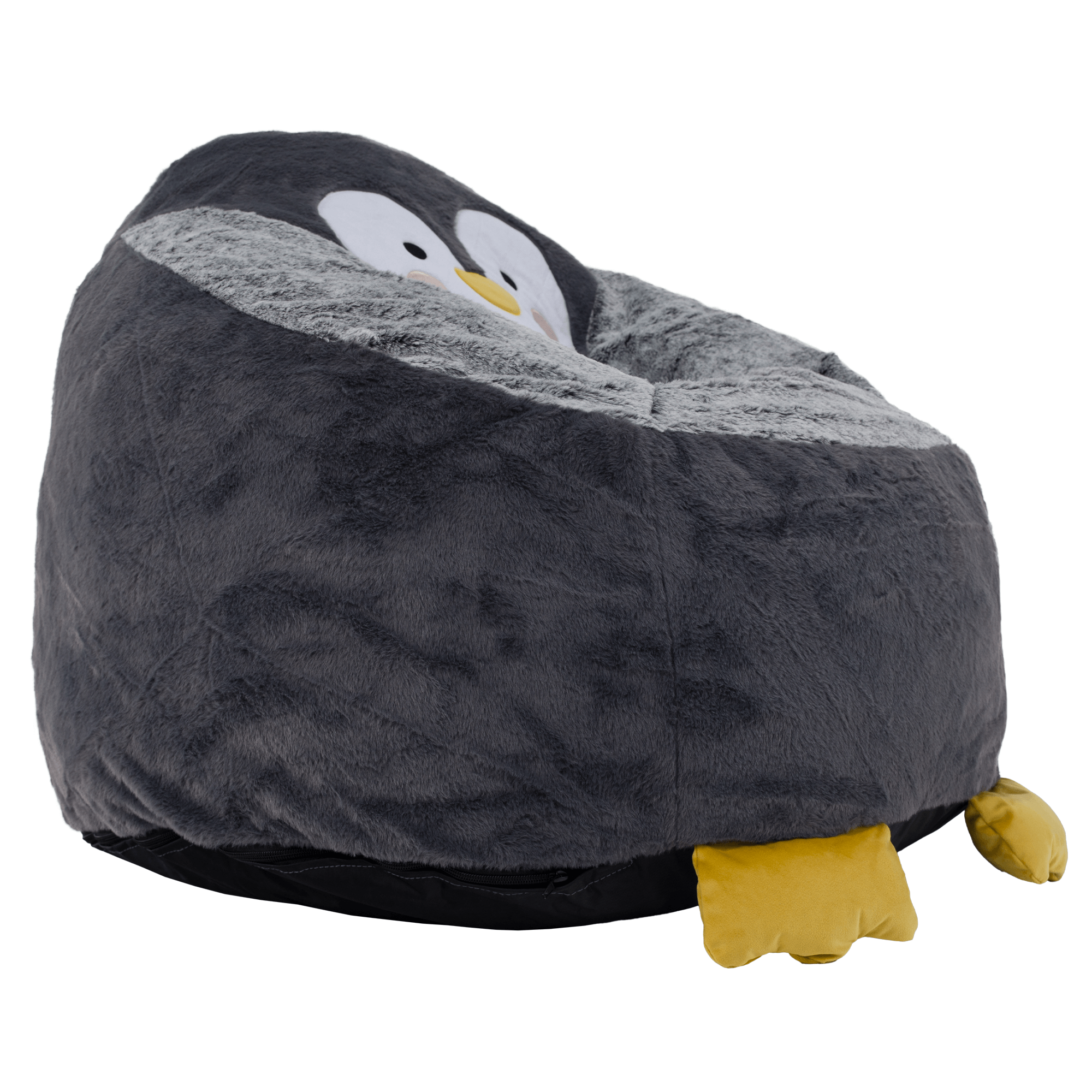 Fotoliu tip sac pinguin, gri, PINGO — imaginea 12