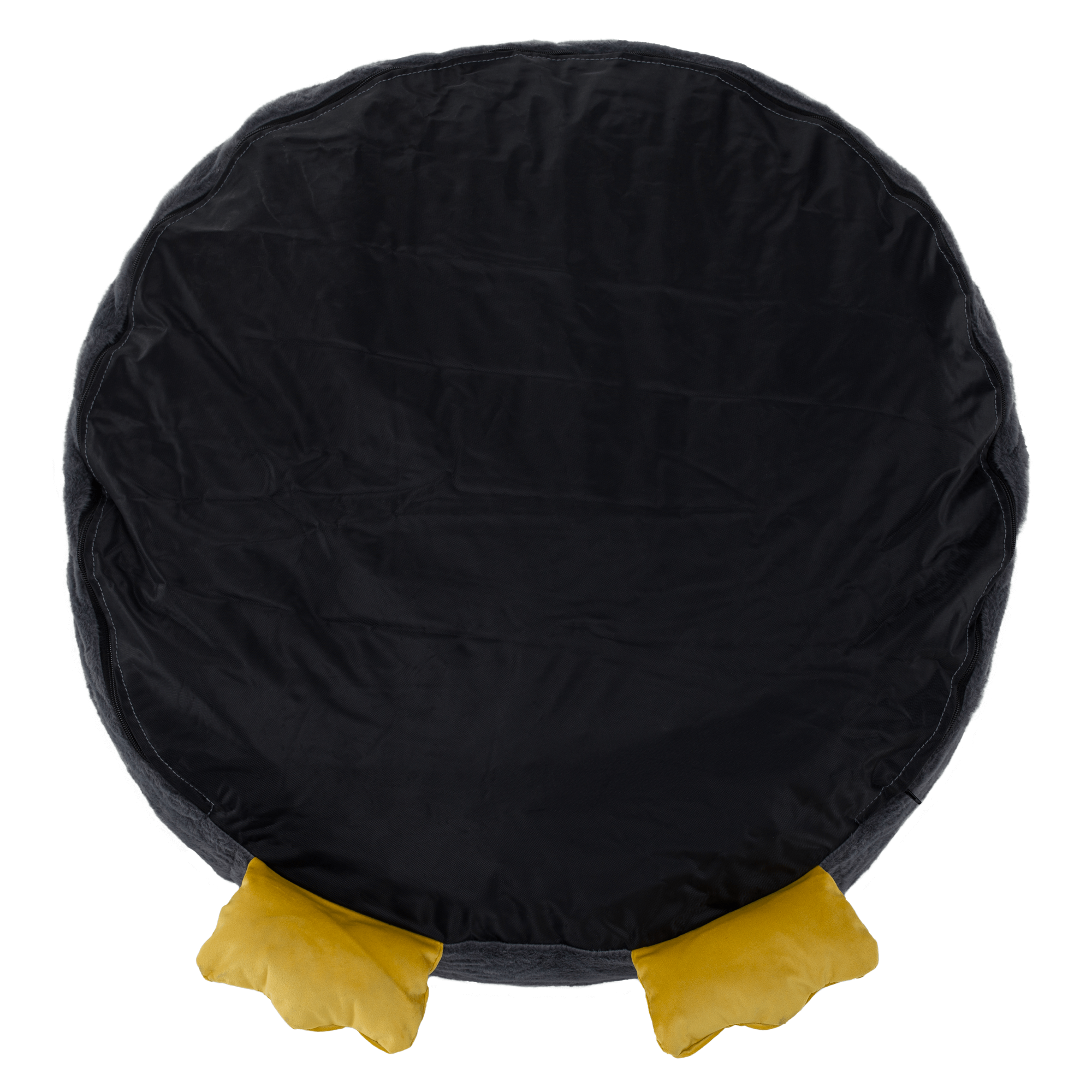 Fotoliu tip sac pinguin, gri, PINGO — imaginea 17