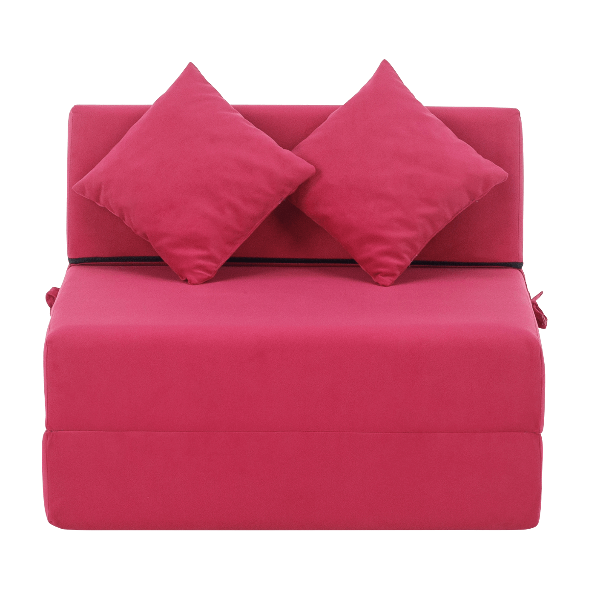 Saltea pliabila/fotoliu extensibil, 2in1, roz magenta, PELOS — imaginea 7