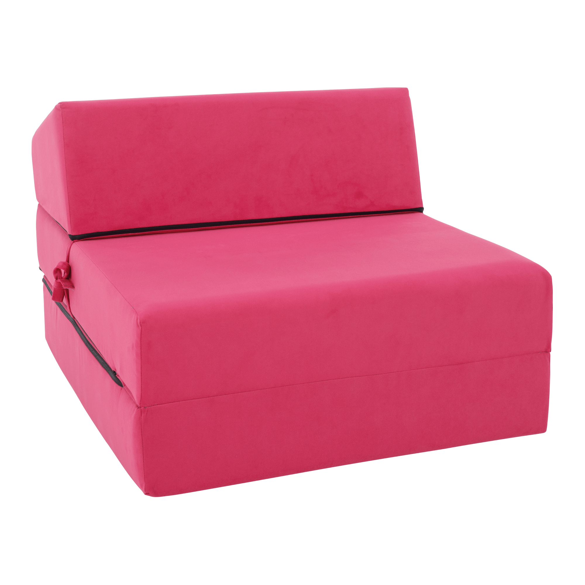 Saltea pliabila/fotoliu extensibil, 2in1, roz magenta, PELOS — imaginea 9