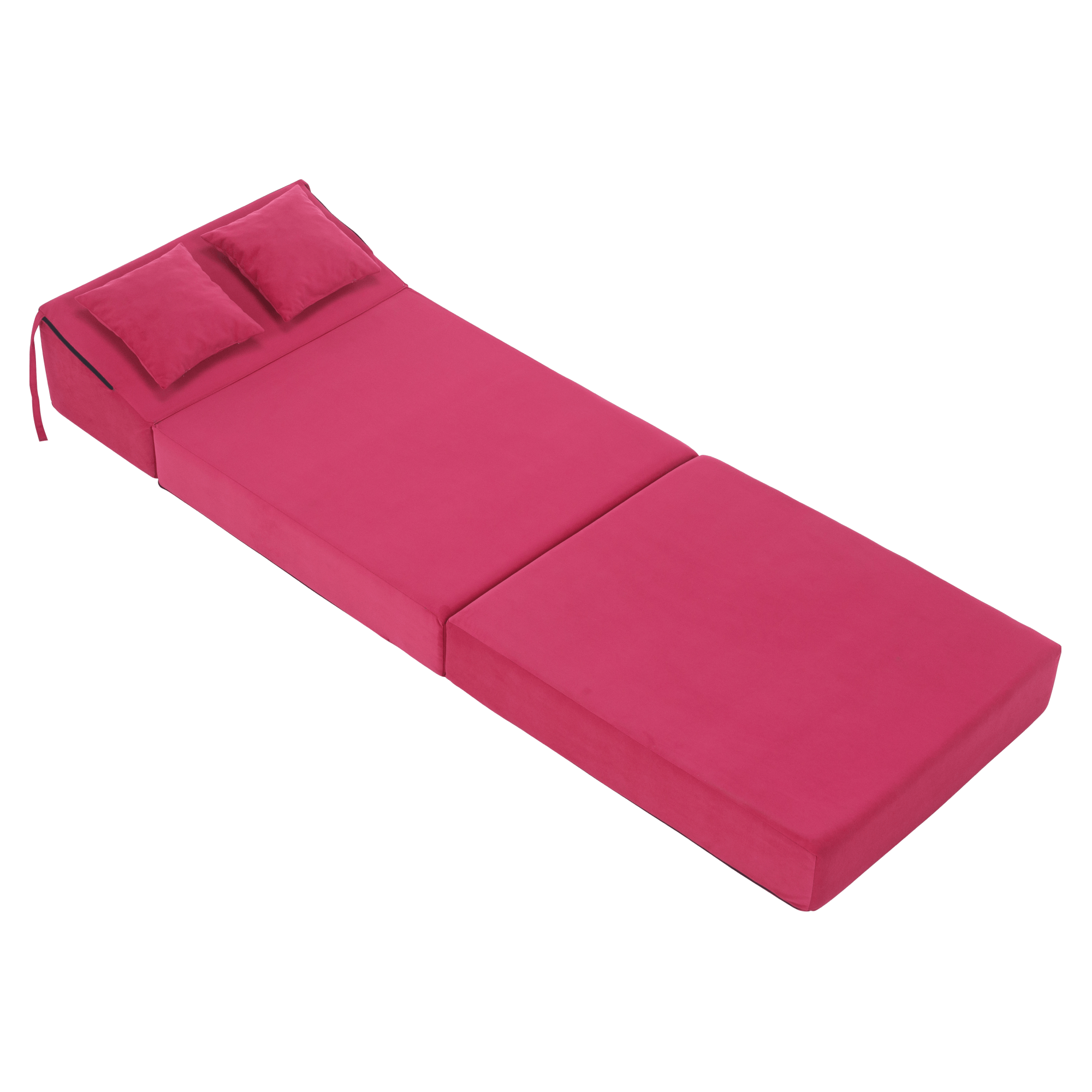 Saltea pliabila/fotoliu extensibil, 2in1, roz magenta, PELOS — imaginea 12