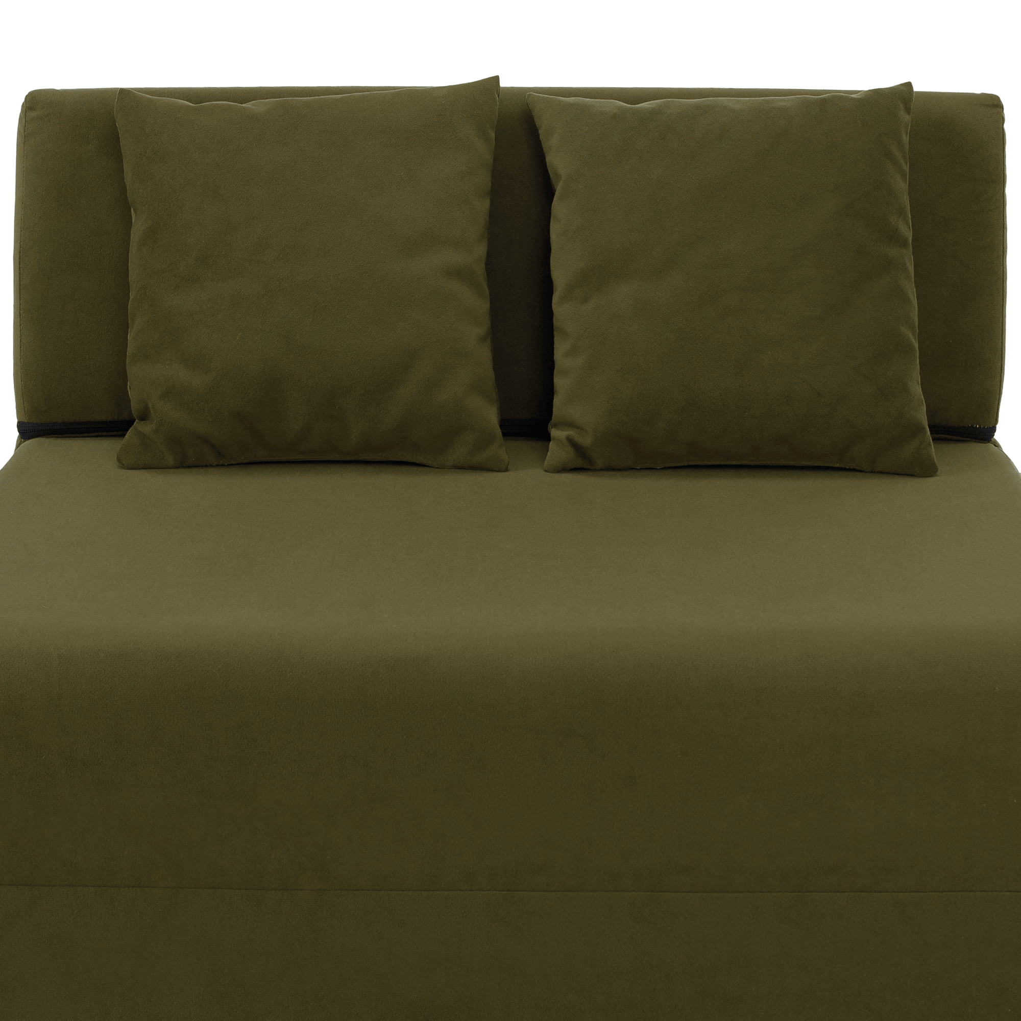 Saltea pliabila/fotoliu extensibil, 2 in 1, masliniu, PELOS — imaginea 15