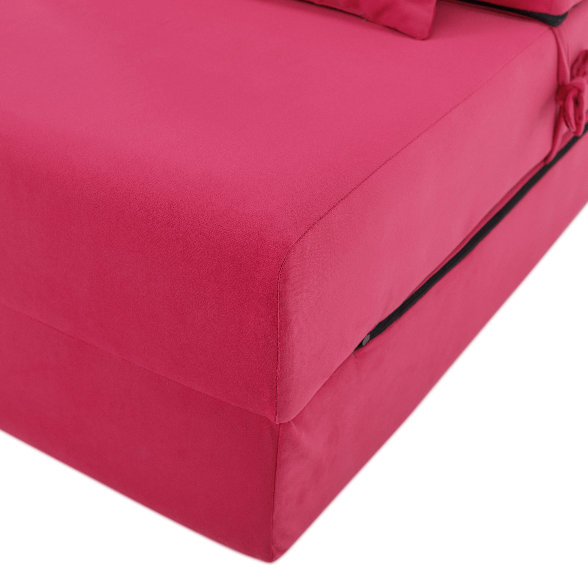 Saltea pliabila/fotoliu extensibil, 2in1, roz magenta, PELOS — imaginea 17