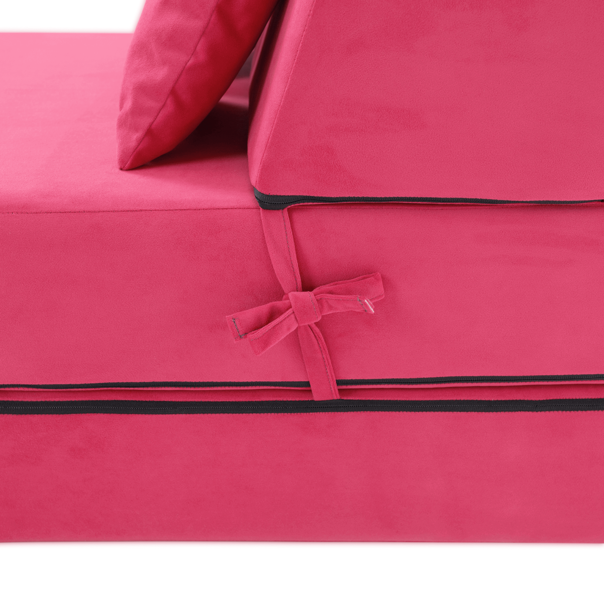 Saltea pliabila/fotoliu extensibil, 2in1, roz magenta, PELOS — imaginea 18