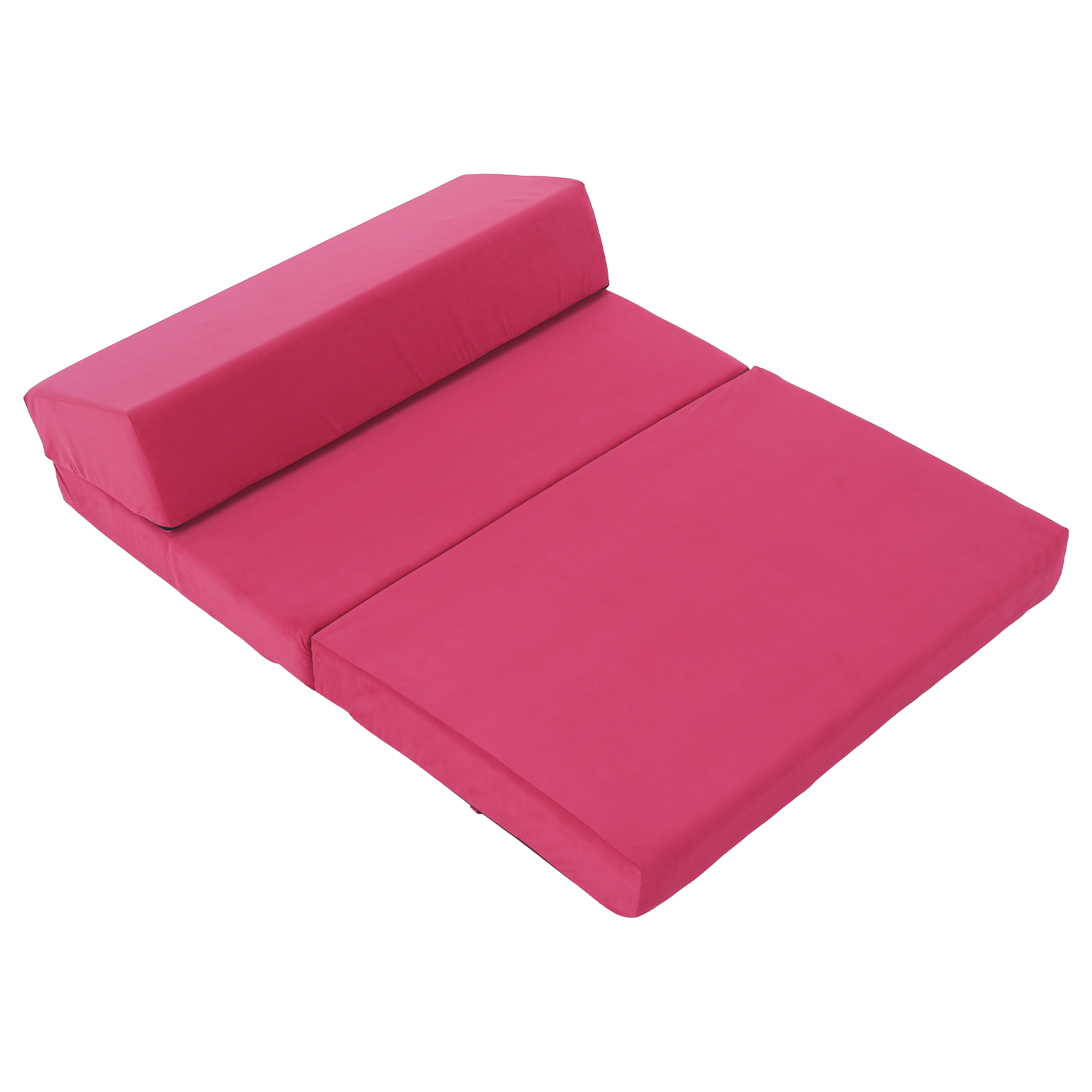 Saltea pliabila/fotoliu extensibil, 2 in 1, roz magenta, VEDIS — imaginea 3