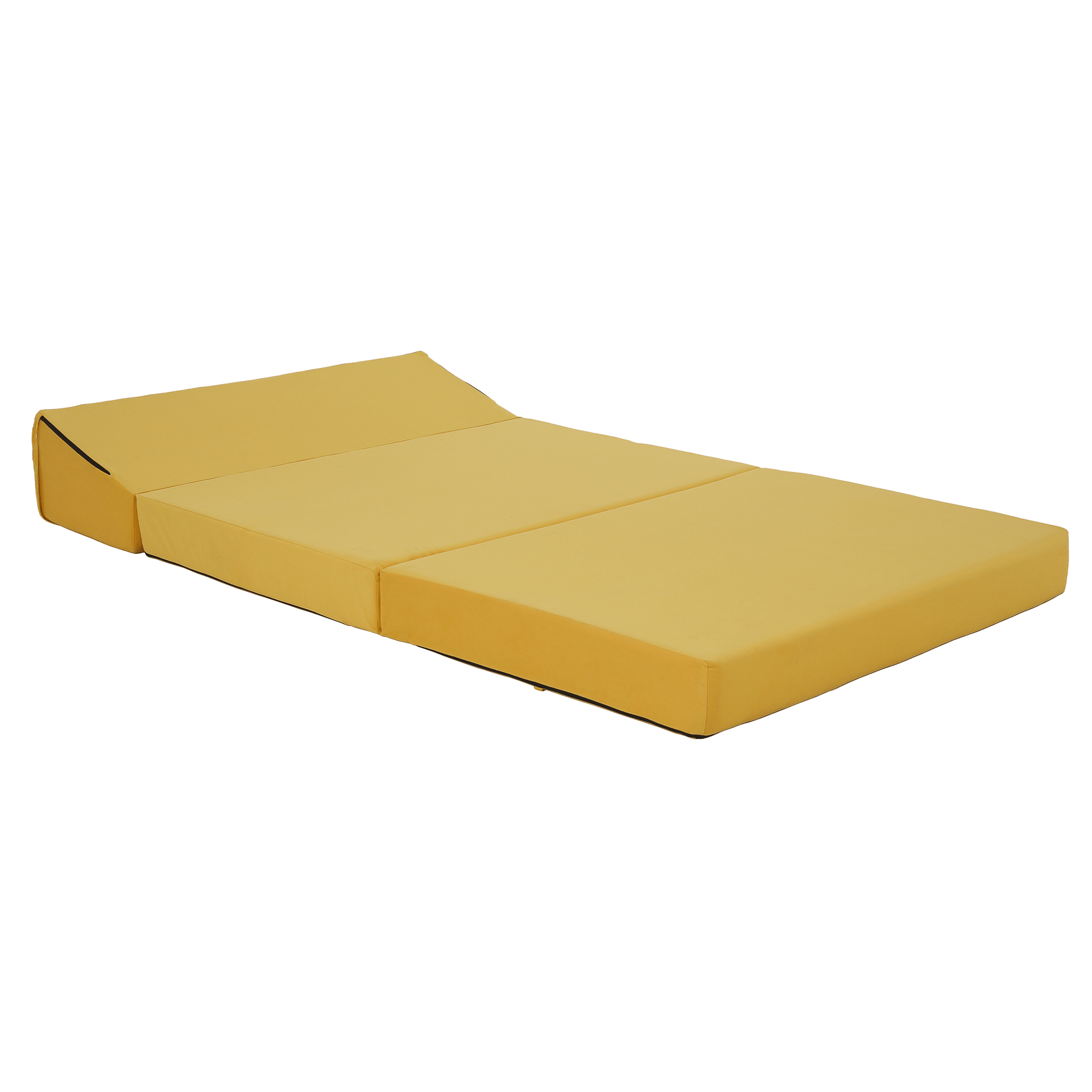 Saltea pliabila/fotoliu extensibil, 2 in 1, galben, VEDIS — imaginea 2