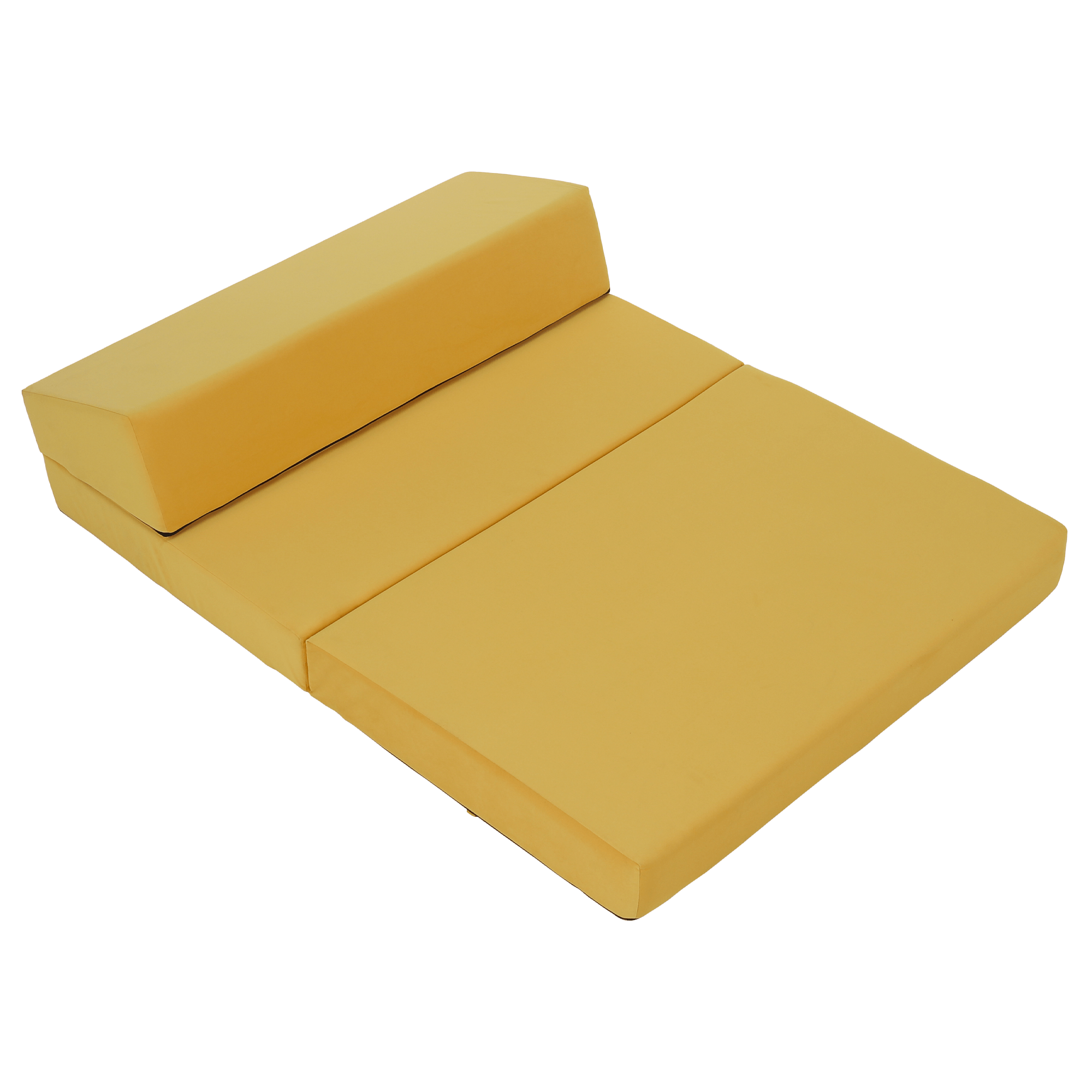 Saltea pliabila/fotoliu extensibil, 2 in 1, galben, VEDIS — imaginea 3