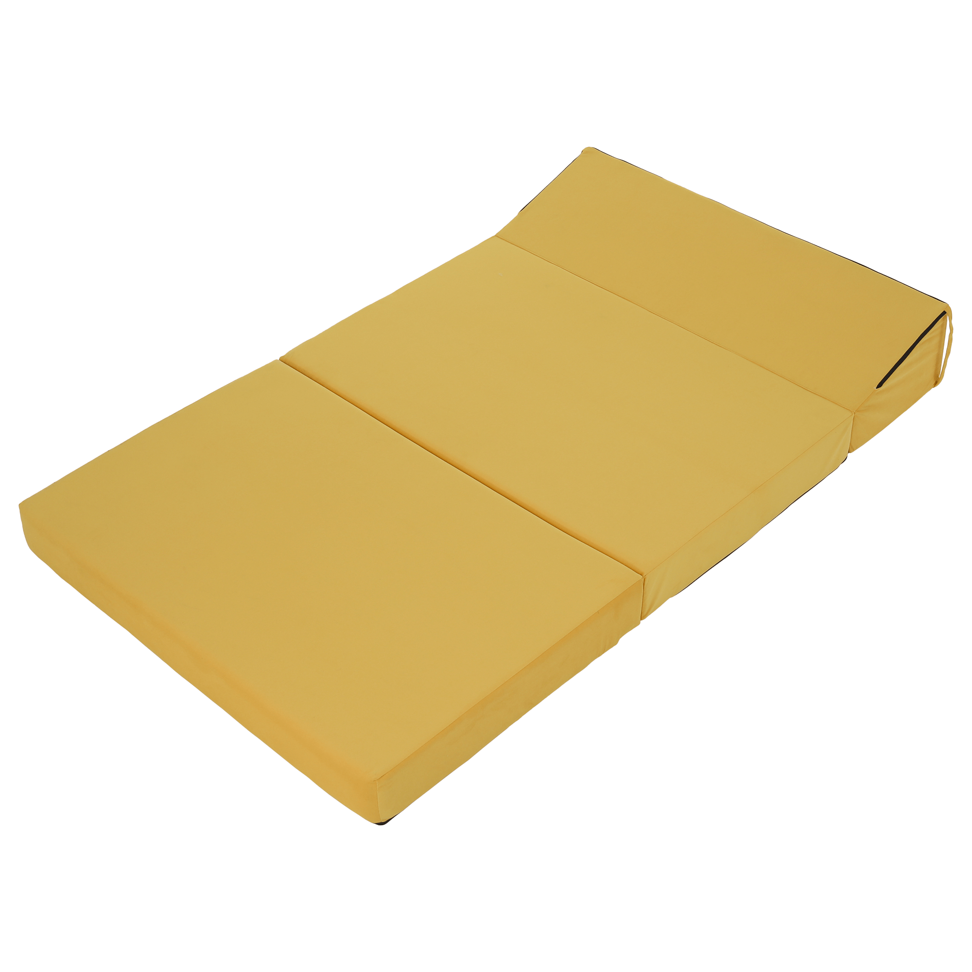 Saltea pliabila/fotoliu extensibil, 2 in 1, galben, VEDIS — imaginea 4