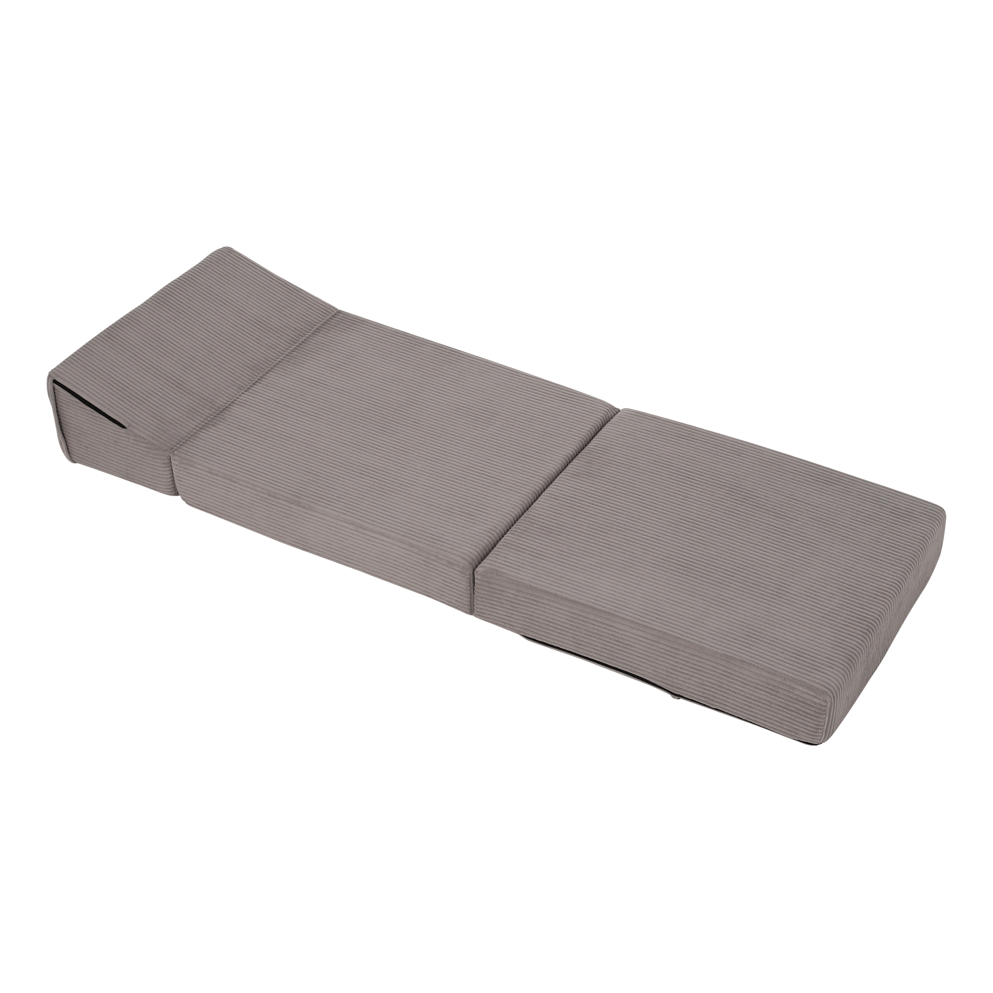 Saltea pliabila/fotoliu extensibil, 2 in 1, gri, PELOS — imaginea 15