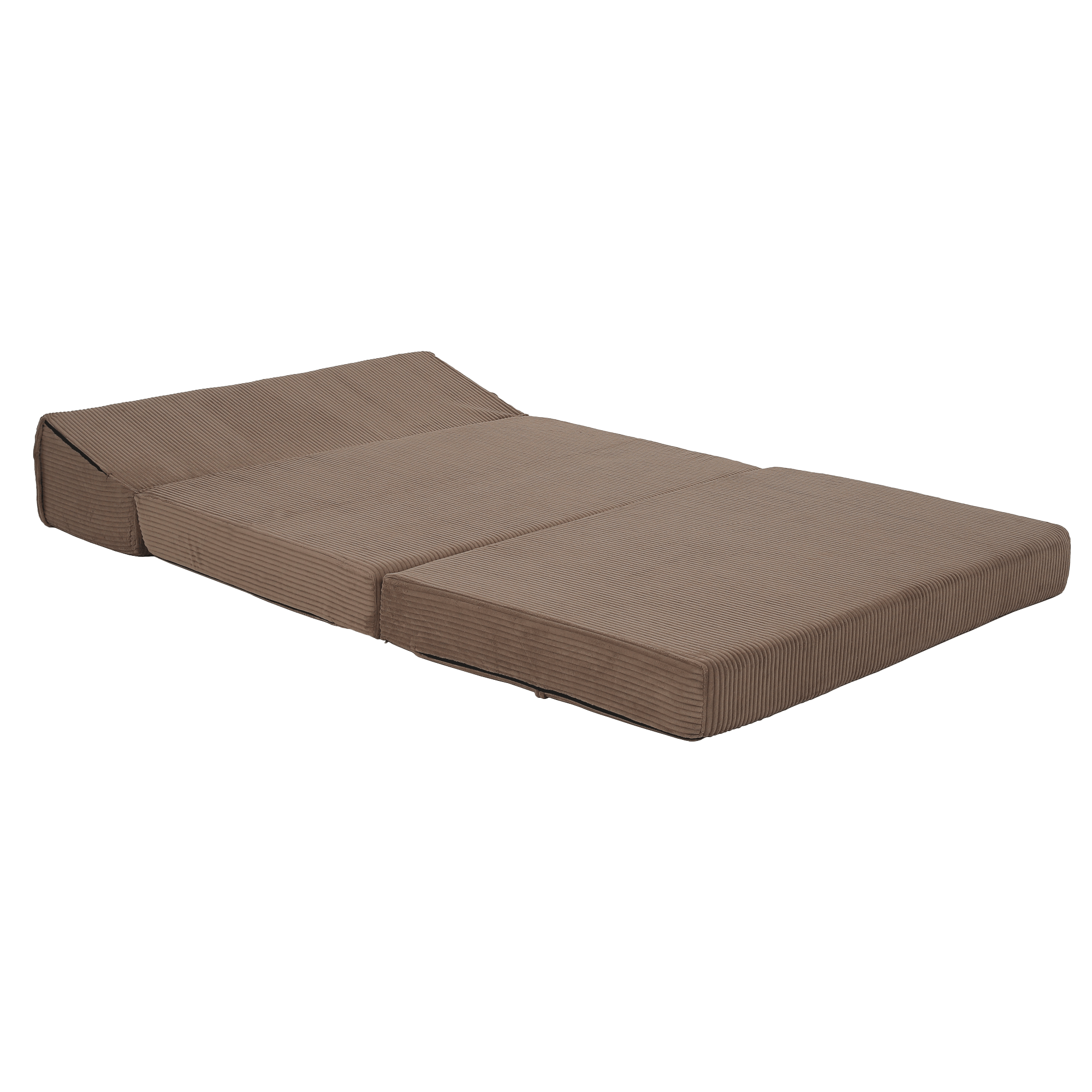 Saltea pliabila/fotoliu extensibil, 2 in 1, maro deschis, VEDIS — imaginea 14