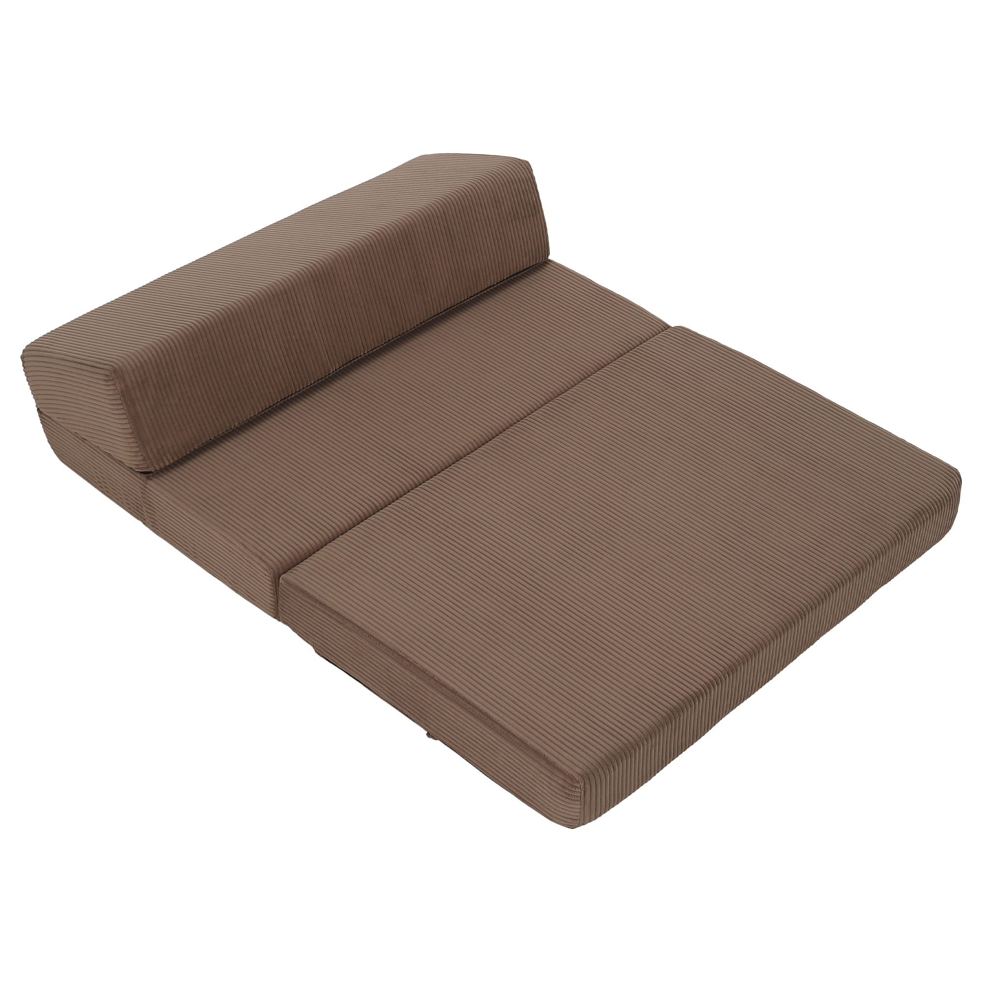 Saltea pliabila/fotoliu extensibil, 2 in 1, maro deschis, VEDIS — imaginea 15