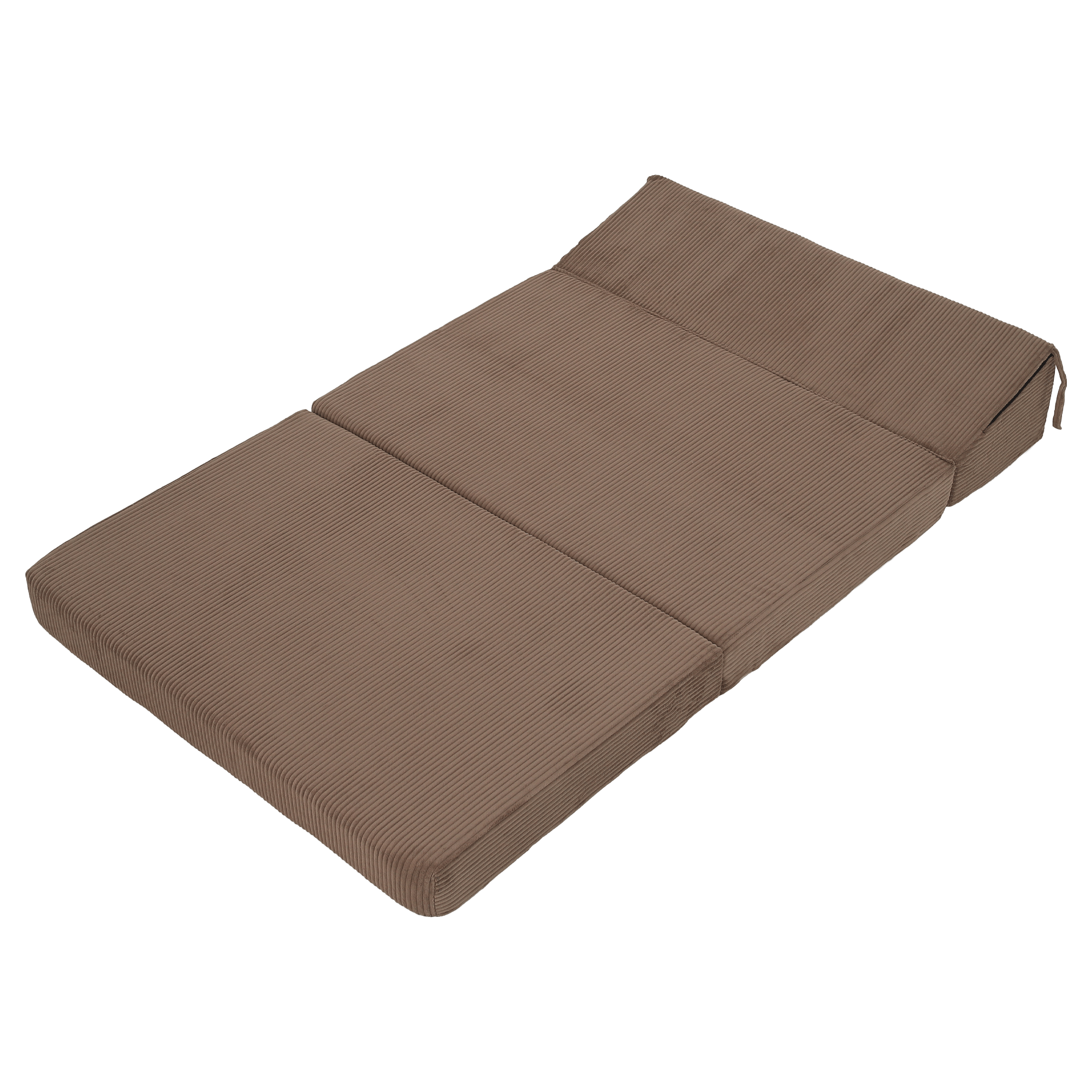 Saltea pliabila/fotoliu extensibil, 2 in 1, maro deschis, VEDIS — imaginea 16