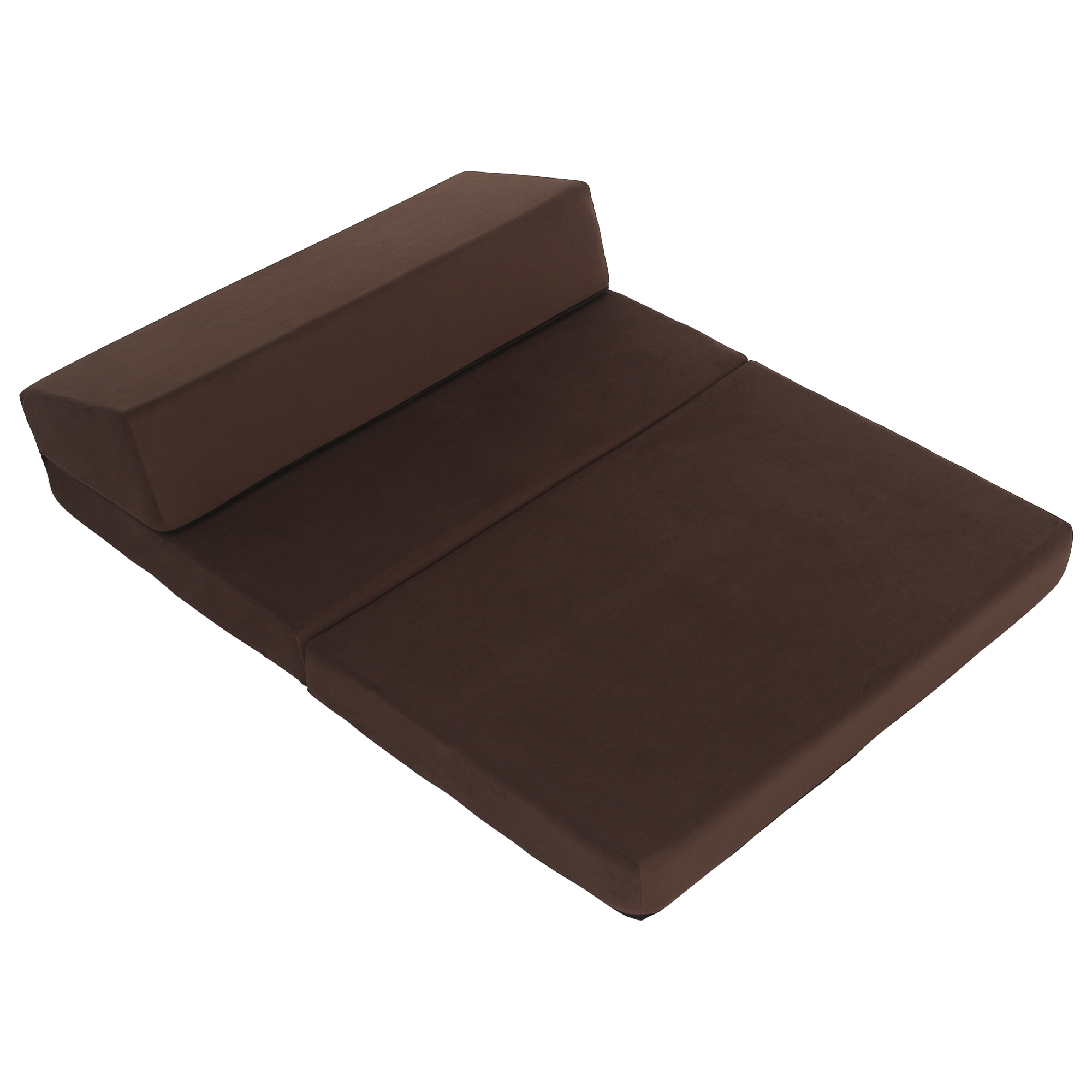 Saltea pliabila/fotoliu extensibil, 2 in 1, maro, VEDIS — imaginea 3