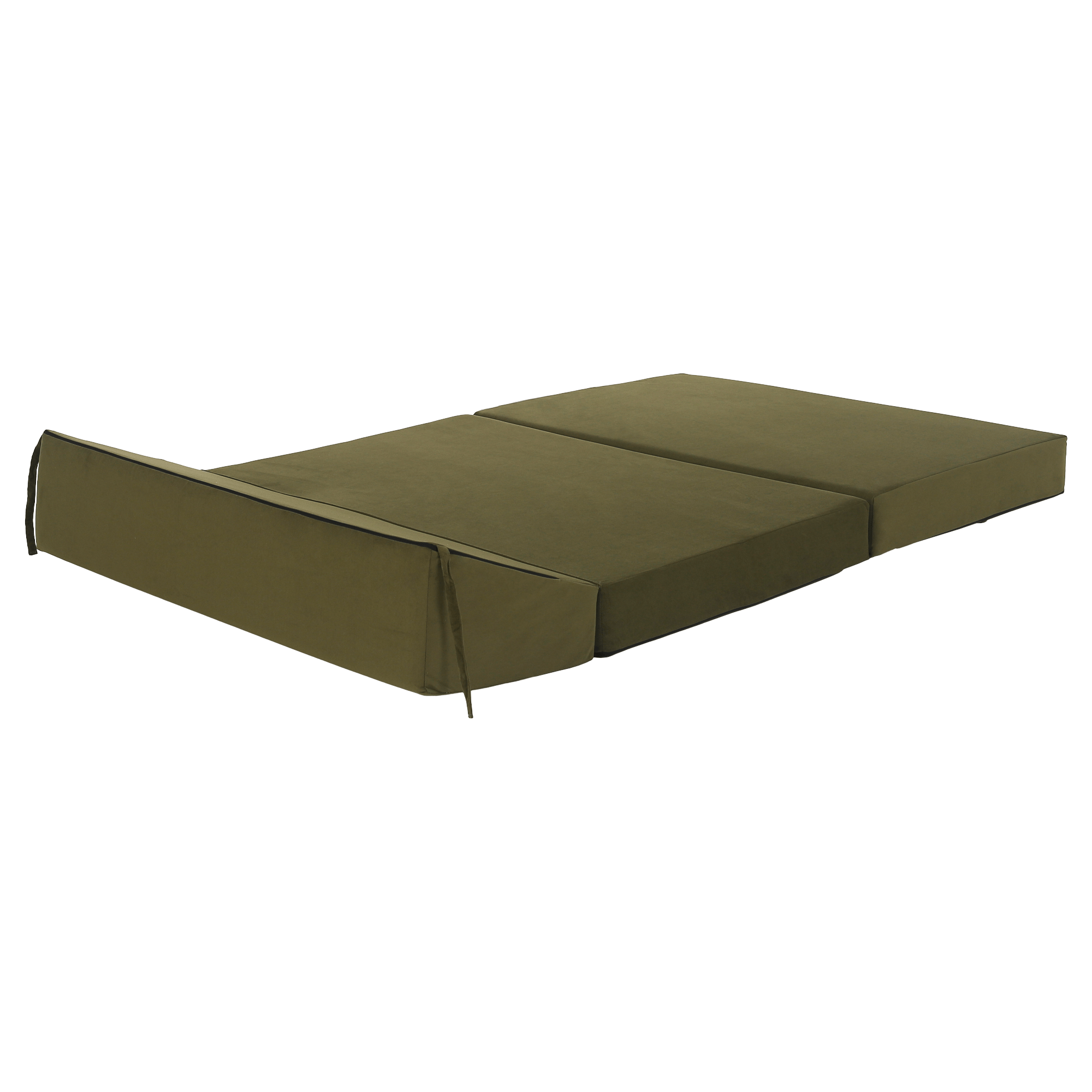 Saltea/scaun pliabil, 2 in 1, maslinie, VEDIS — imaginea 8
