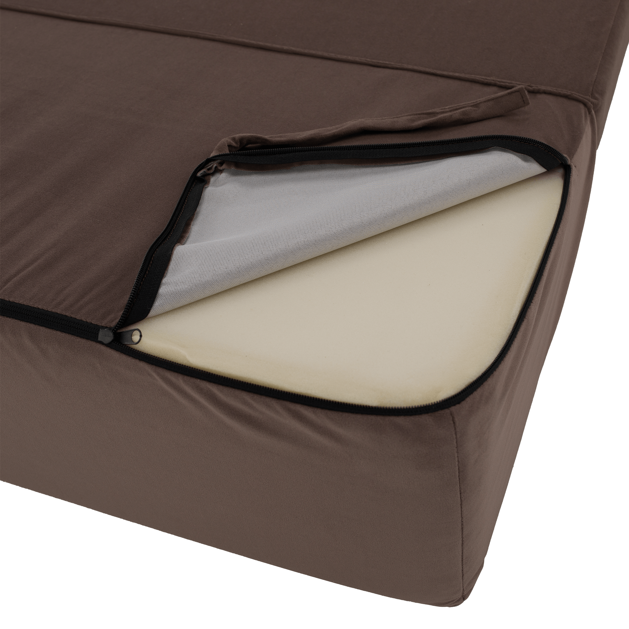 Saltea pliabila/fotoliu extensibil, 2 in 1, maro Taupe, VEDIS — imaginea 14