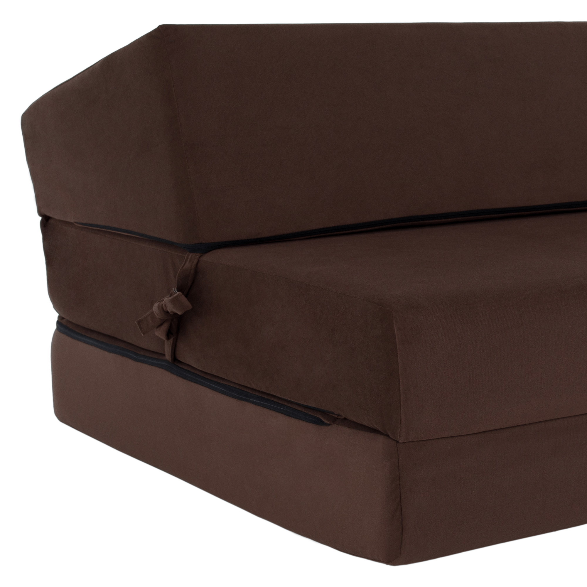 Saltea pliabila/fotoliu extensibil, 2 in 1, maro, VEDIS — imaginea 14