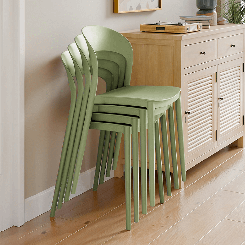 Scaun stivuibil, verde, RADANA NEW — imaginea 5