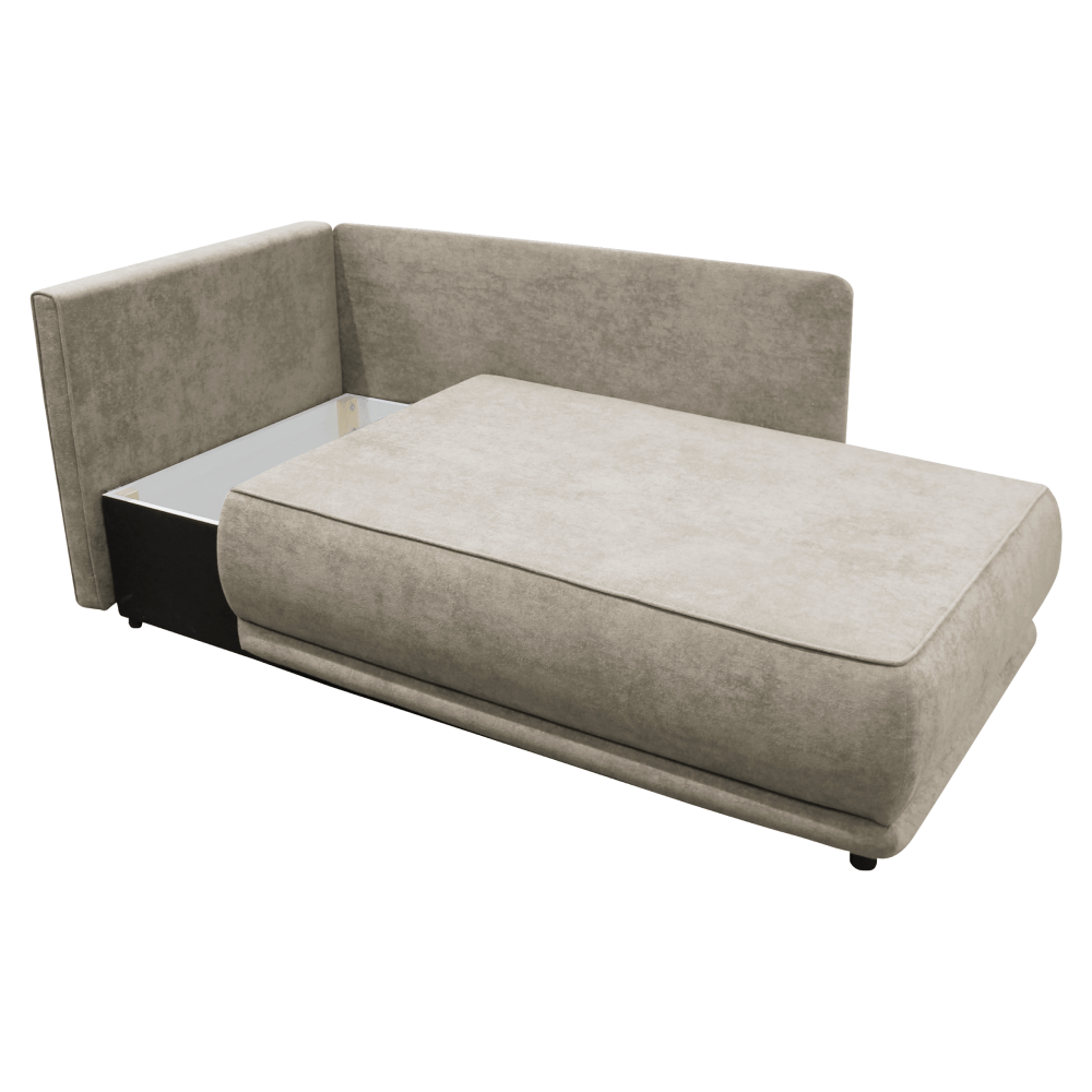 Canapea extensibila, bej gri Taupe, pe stanga, LIAMI — imaginea 4