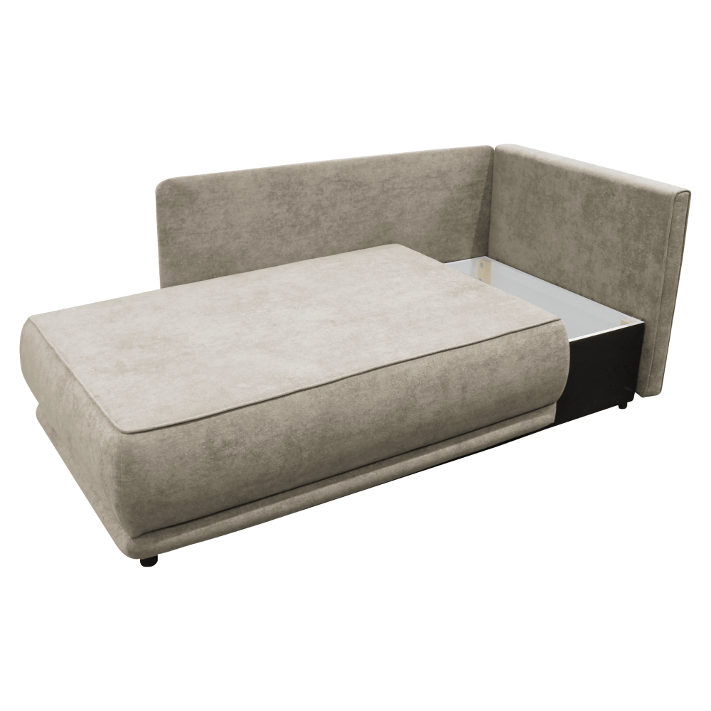 Canapea extensibila, bej gri Taupe, pe dreapta, LIAMI — imaginea 4
