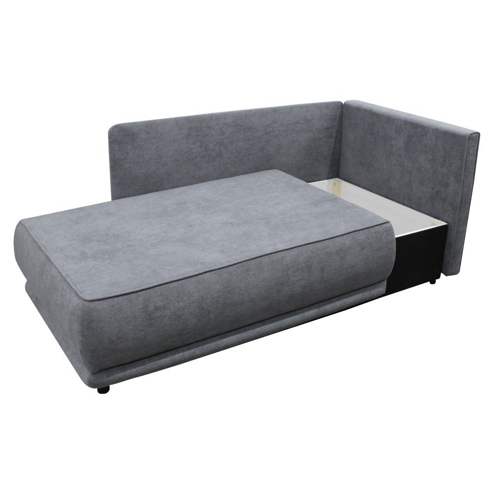 Canapea extensibila, culoare gri, LIAMI — imaginea 4