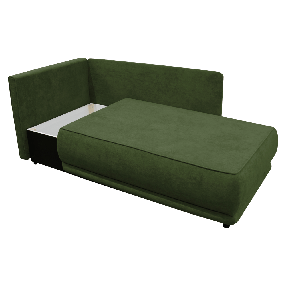 Canapea extensibila, verde, pe stanga LIAMI — imaginea 6
