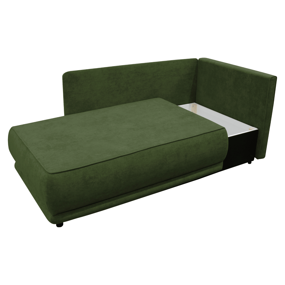 Canapea extensibila, verde, LIAMI — imaginea 6