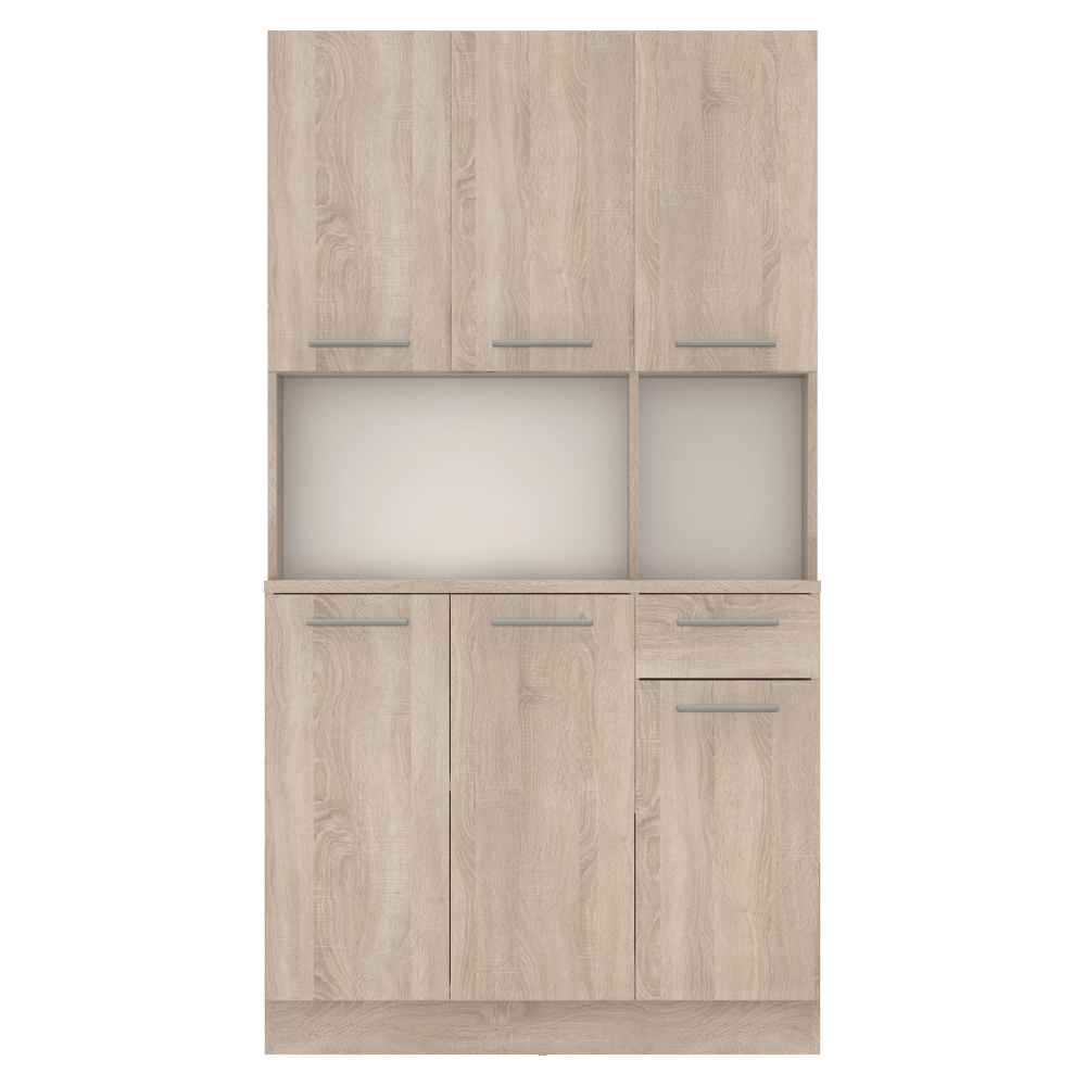 Dulap de bucatarie cu sase usi, stejar sonoma, PELION NEW — imaginea 4