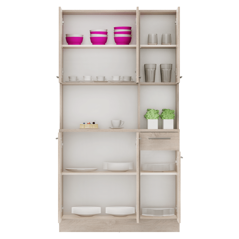 Dulap de bucatarie cu sase usi, stejar sonoma, PELION NEW — imaginea 6