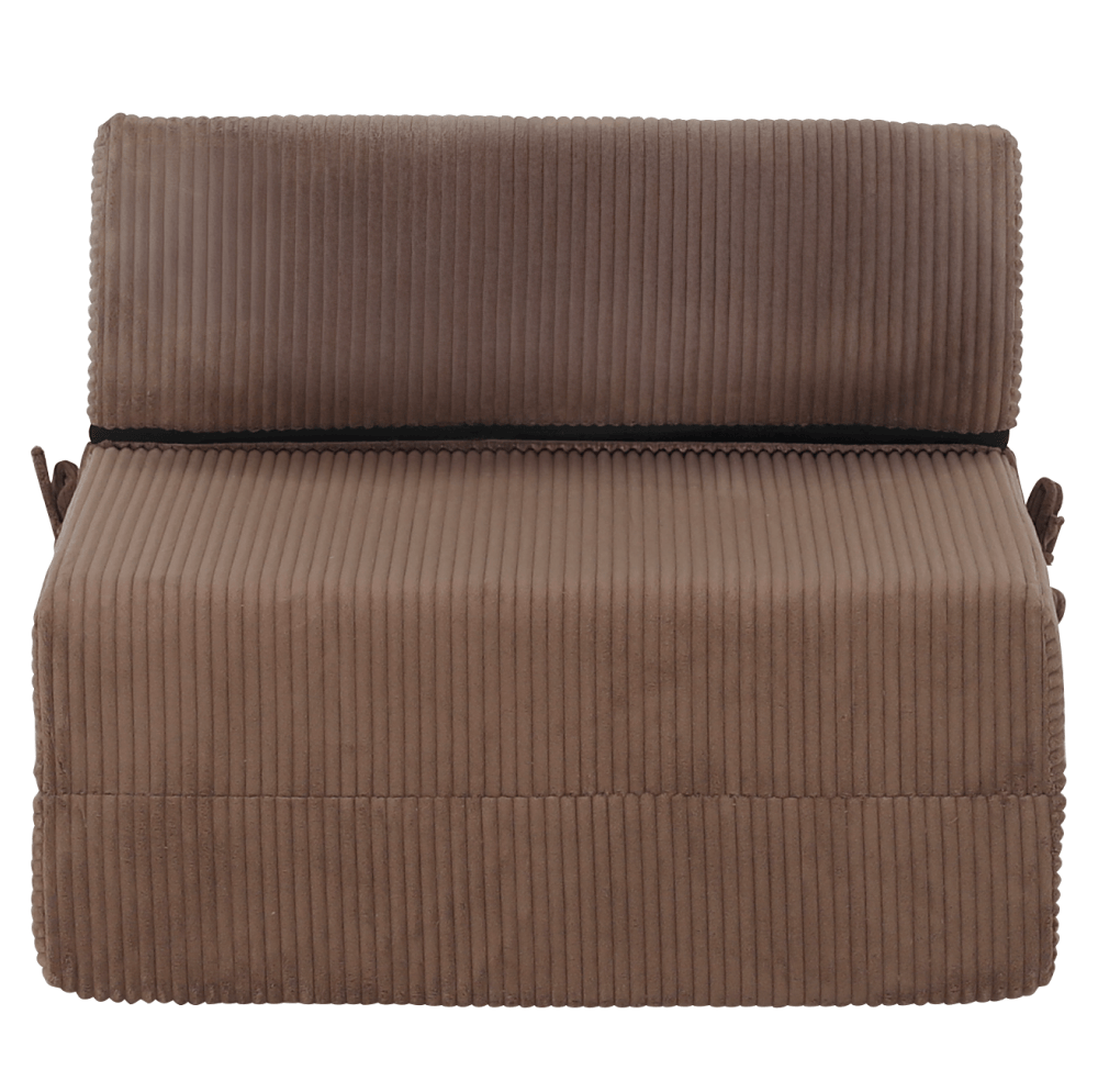 Saltea/fotoliu extensibil, 2in1, gri deschis, MALEN — imaginea 3