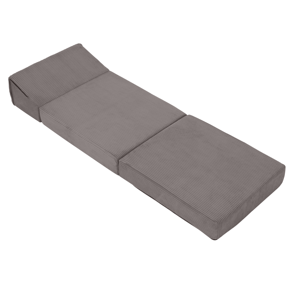 Saltea pliabila/fotoliu extensibil, 2in1, gri, MALEN — imaginea 4