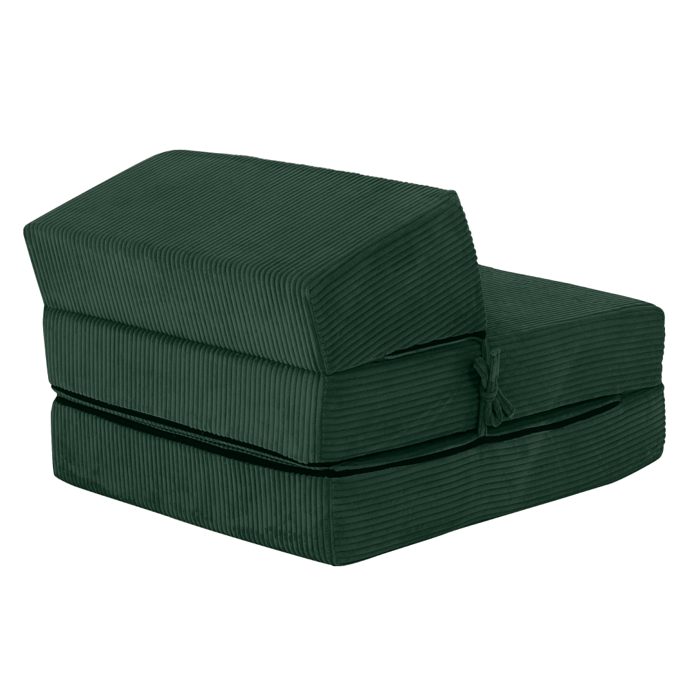 Saltea/fotoliu extensibil, 2in1, verde, MALEN — imaginea 2