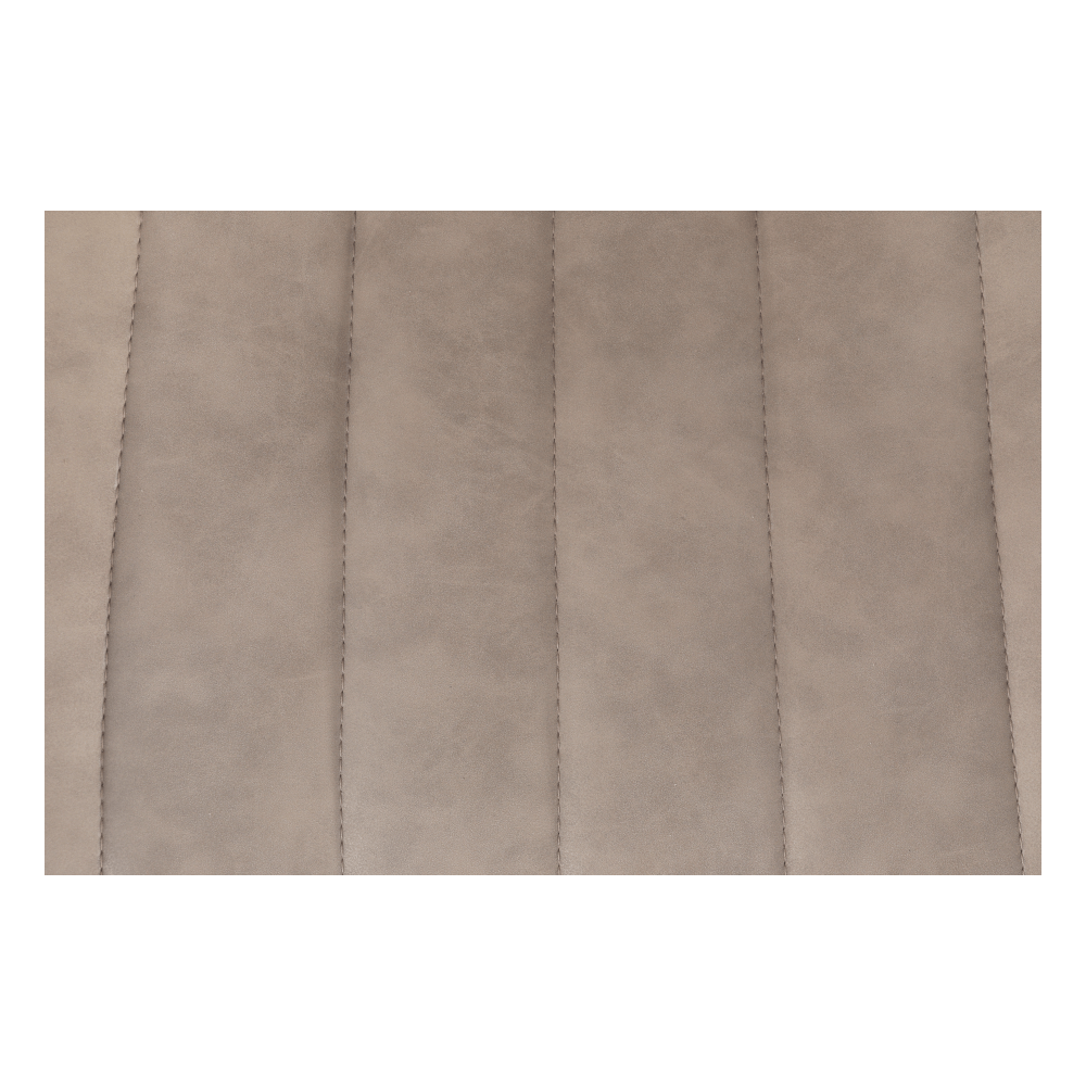 Scaun, piele ecologica gri maroniu taupe/negru, HAZAL — imaginea 3