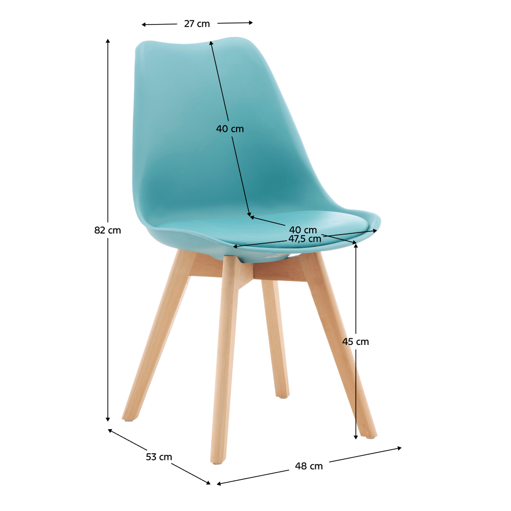 Scaun, mentol/fag, BALI 3 NEW — imaginea 2