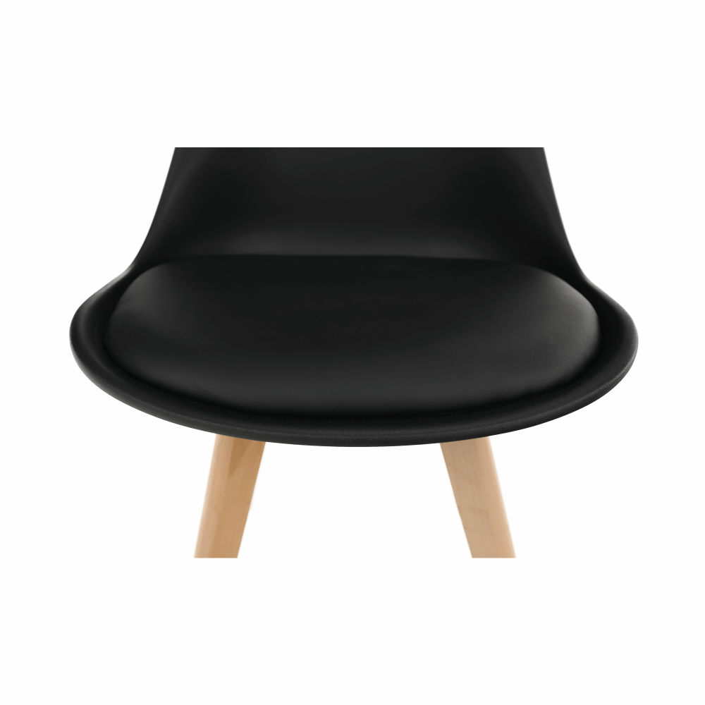 Scaun, negru/fag, BALI 3 NEW — imaginea 3