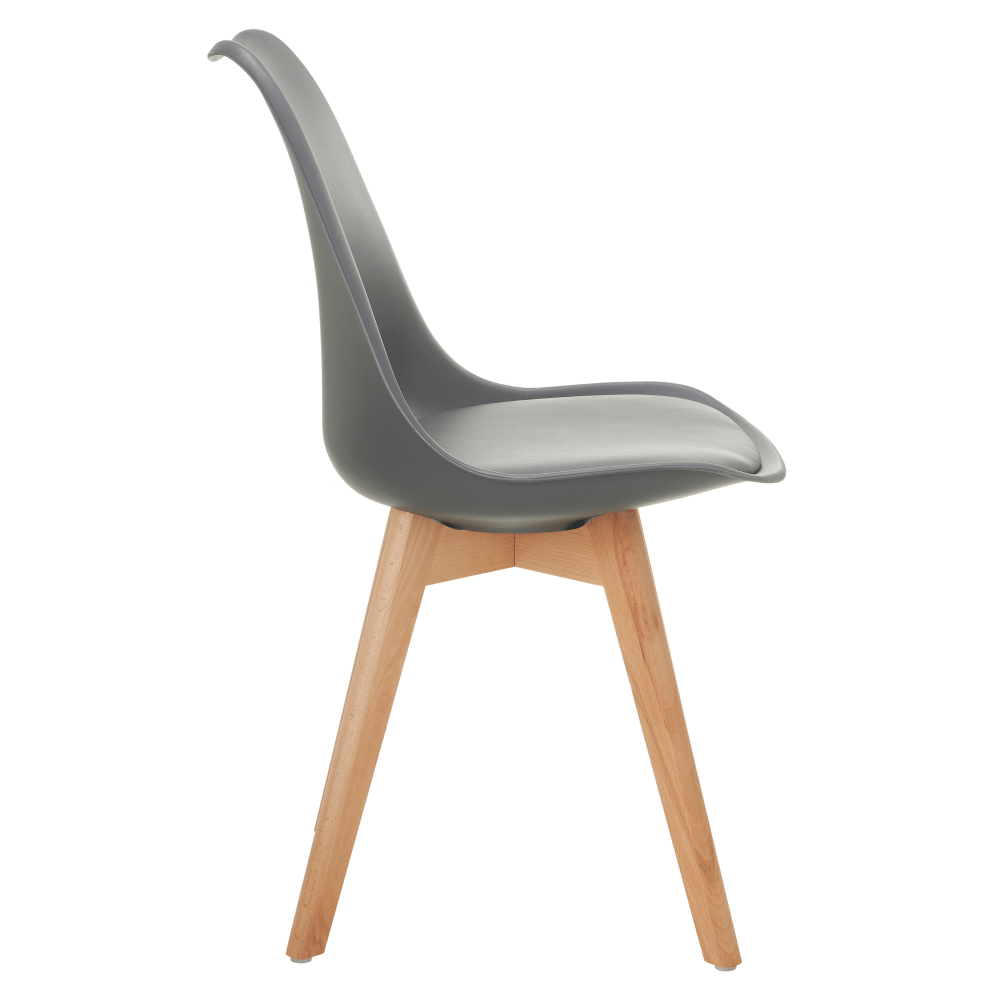 Scaun, gri/fag, BALI 3 NEW — imaginea 3