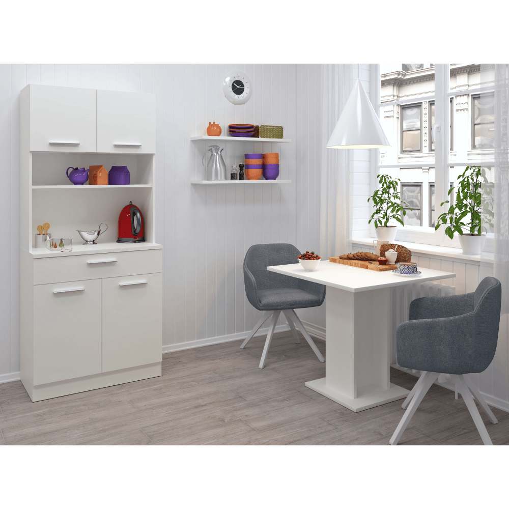 Dulap de bucatarie cu patru usi, alb, DOMIS NEW — imaginea 8
