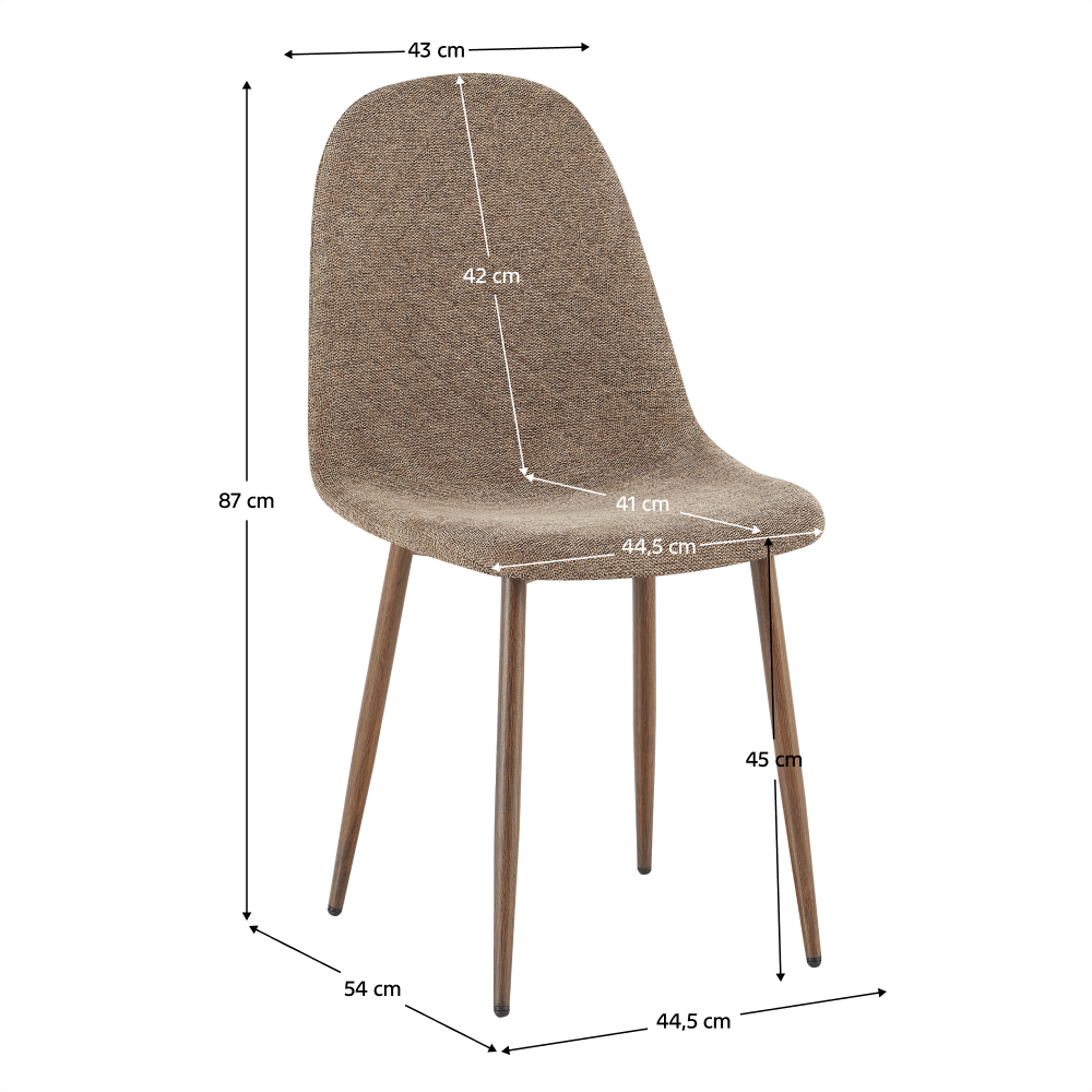 Scaun, maro/stejar inchis, LEGA 2 NEW — imaginea 3