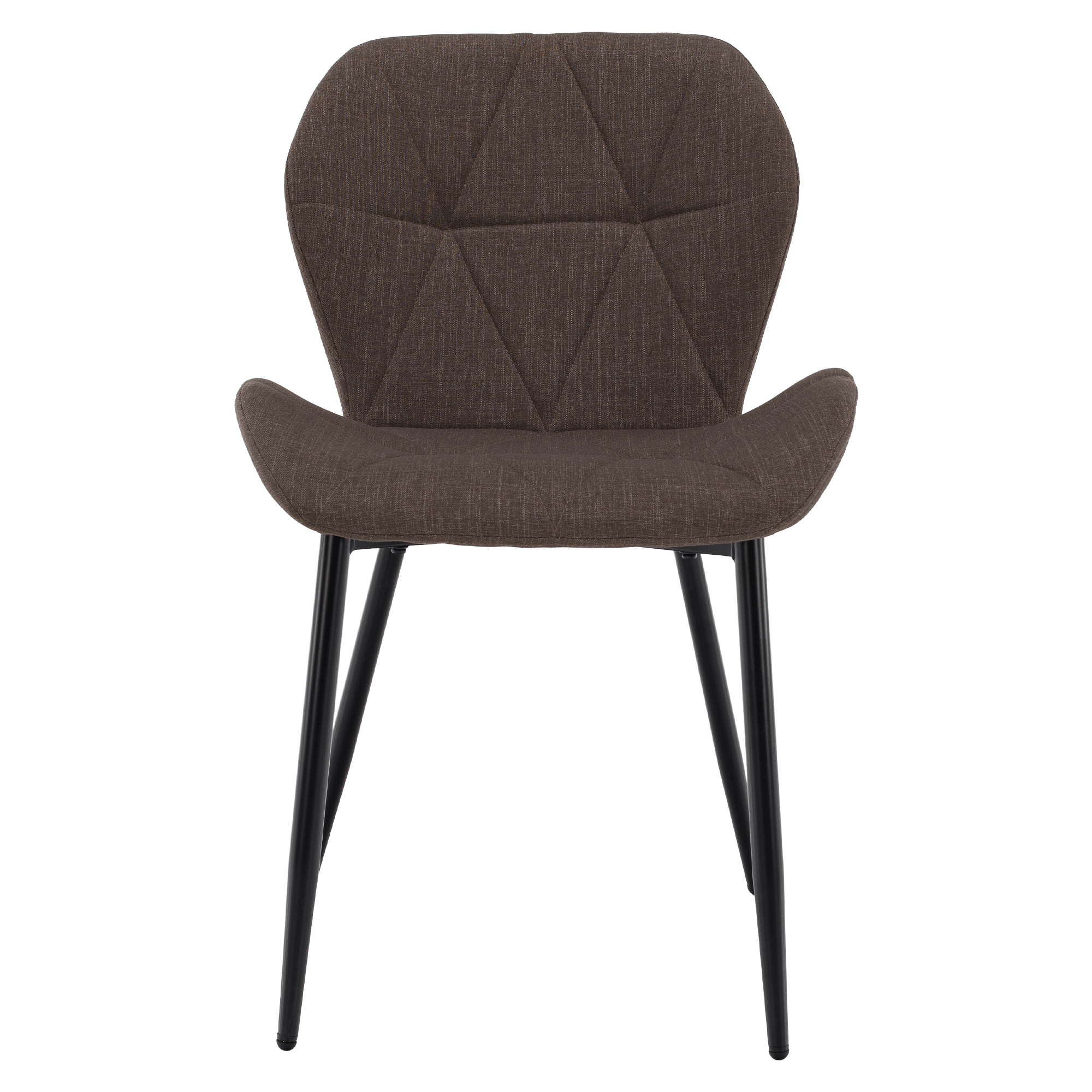 Scaun dining, maro/negru, MAKENA TIP 2 — imaginea 2