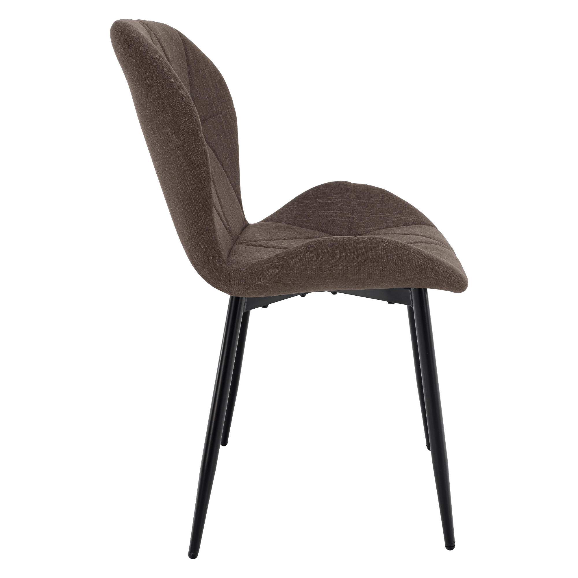 Scaun dining, maro/negru, MAKENA TIP 2 — imaginea 5