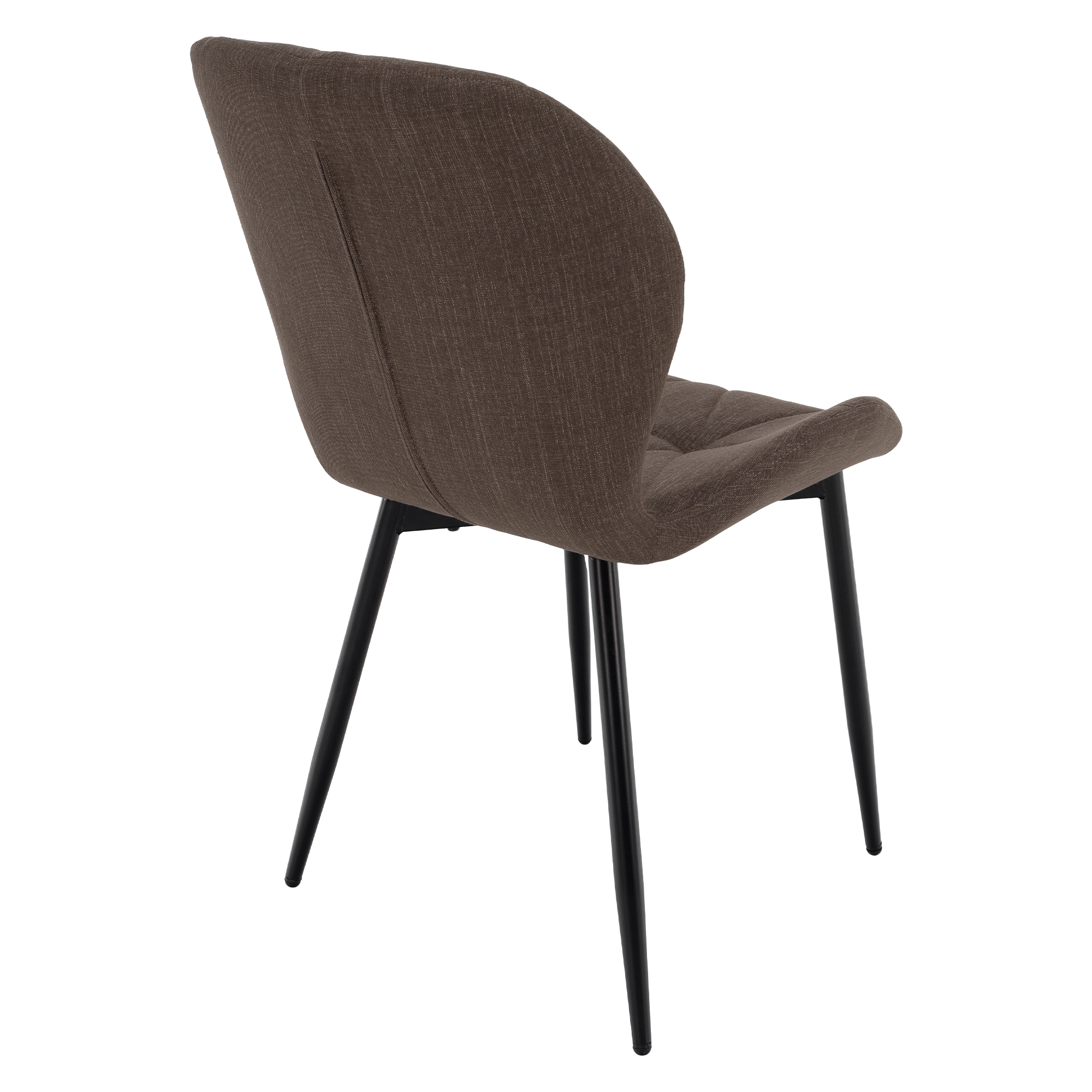 Scaun dining, maro/negru, MAKENA TIP 2 — imaginea 6